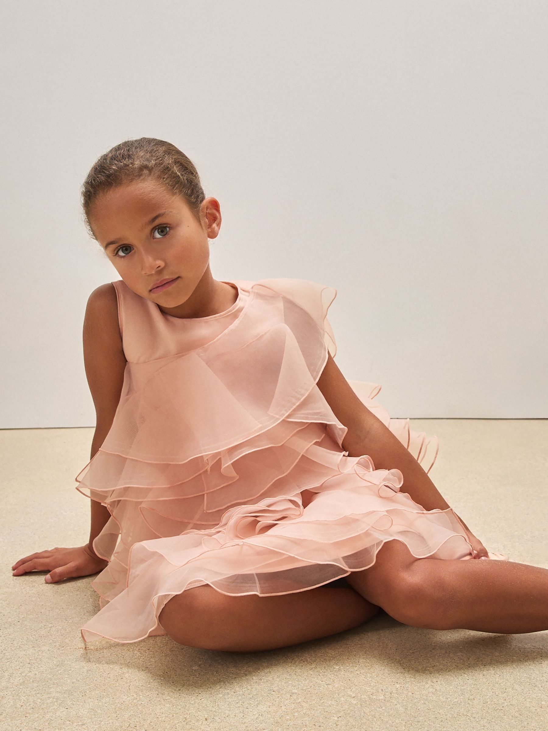 9-13 yrs Reiss | Royal Ballet Organza Dress in Pink