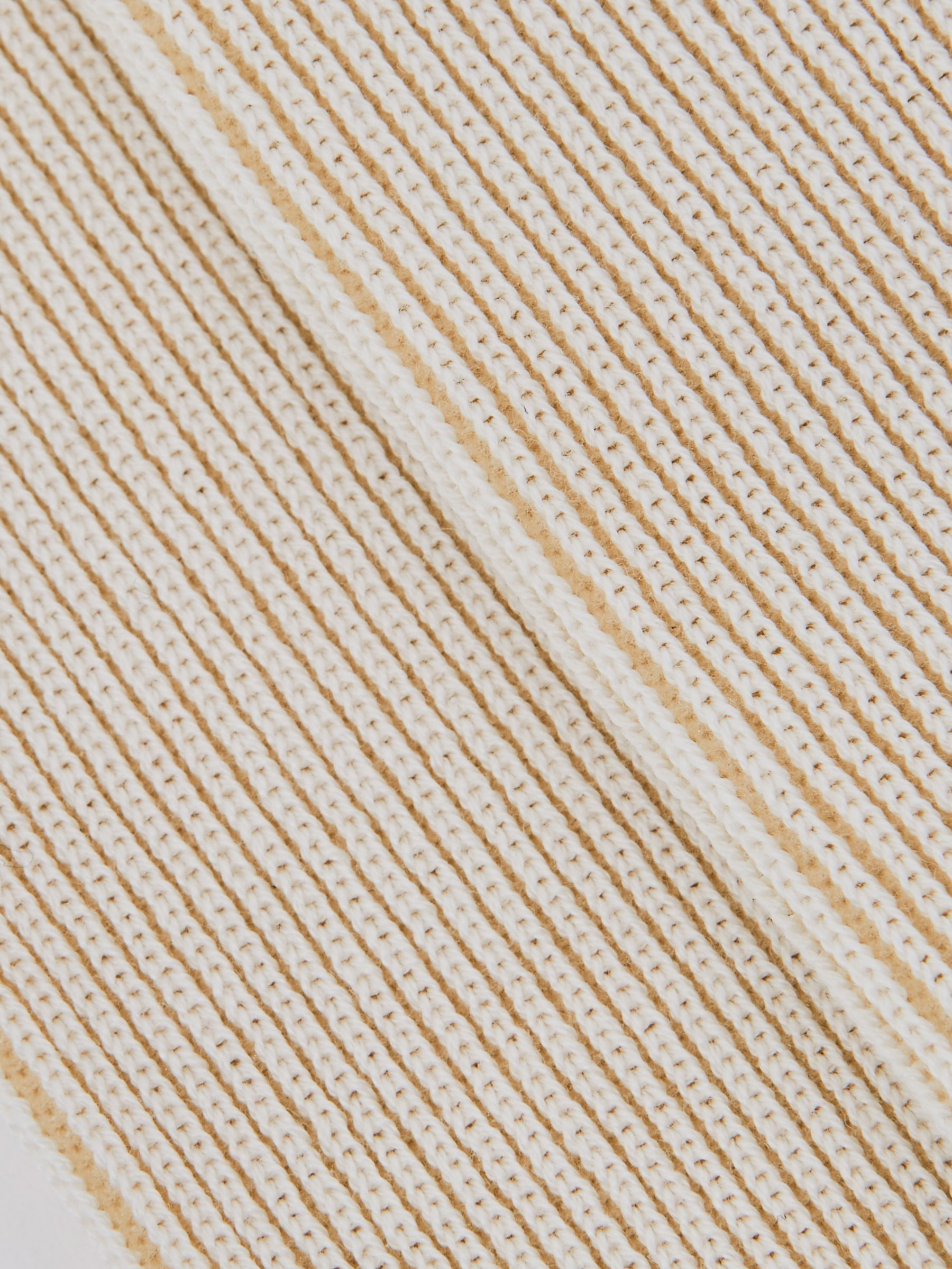 Two Tone Cotton Socks in Ecru/Oatmeal