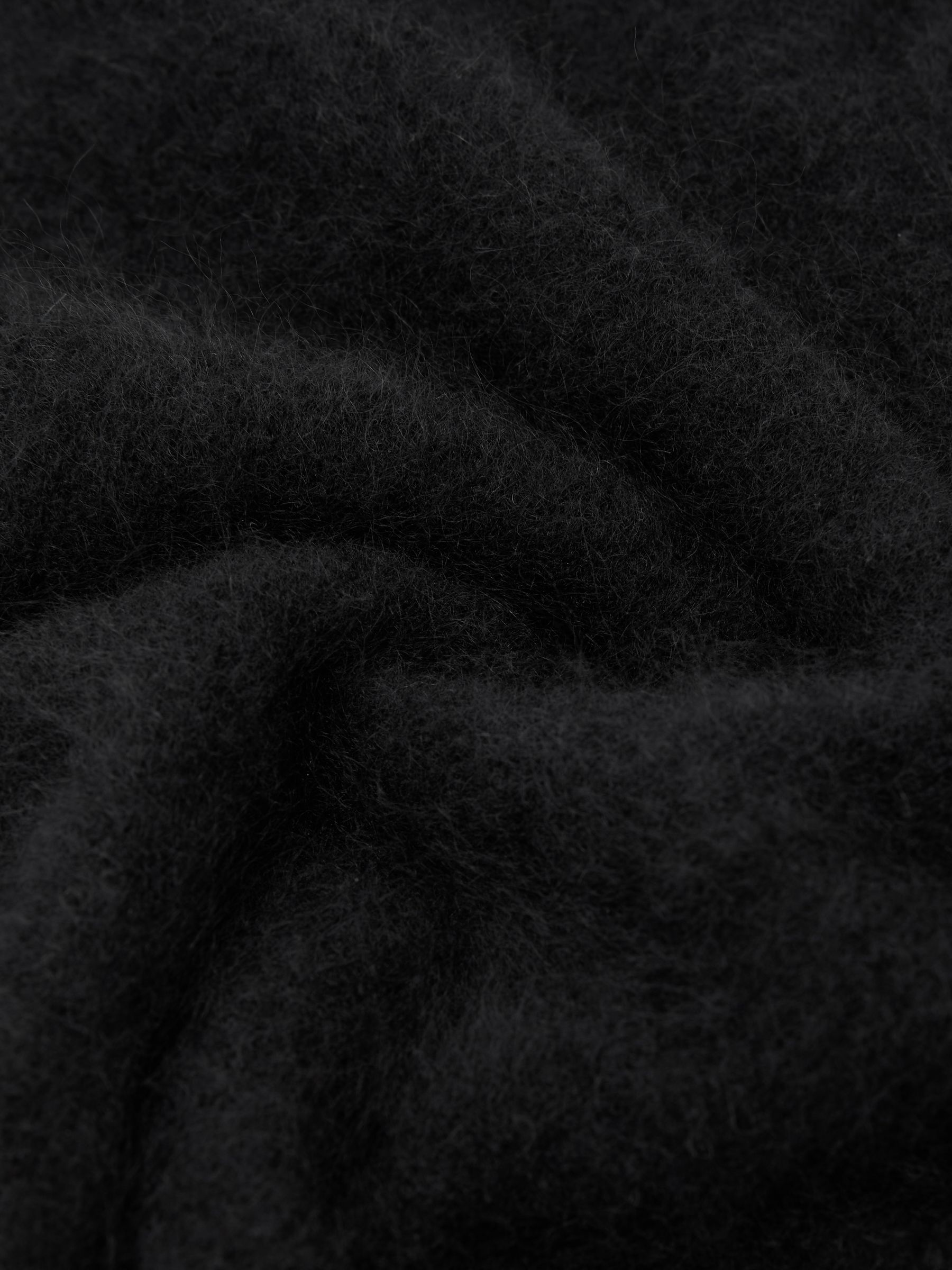 Atelier Brushed-Cashmere Crew Jumper in Black