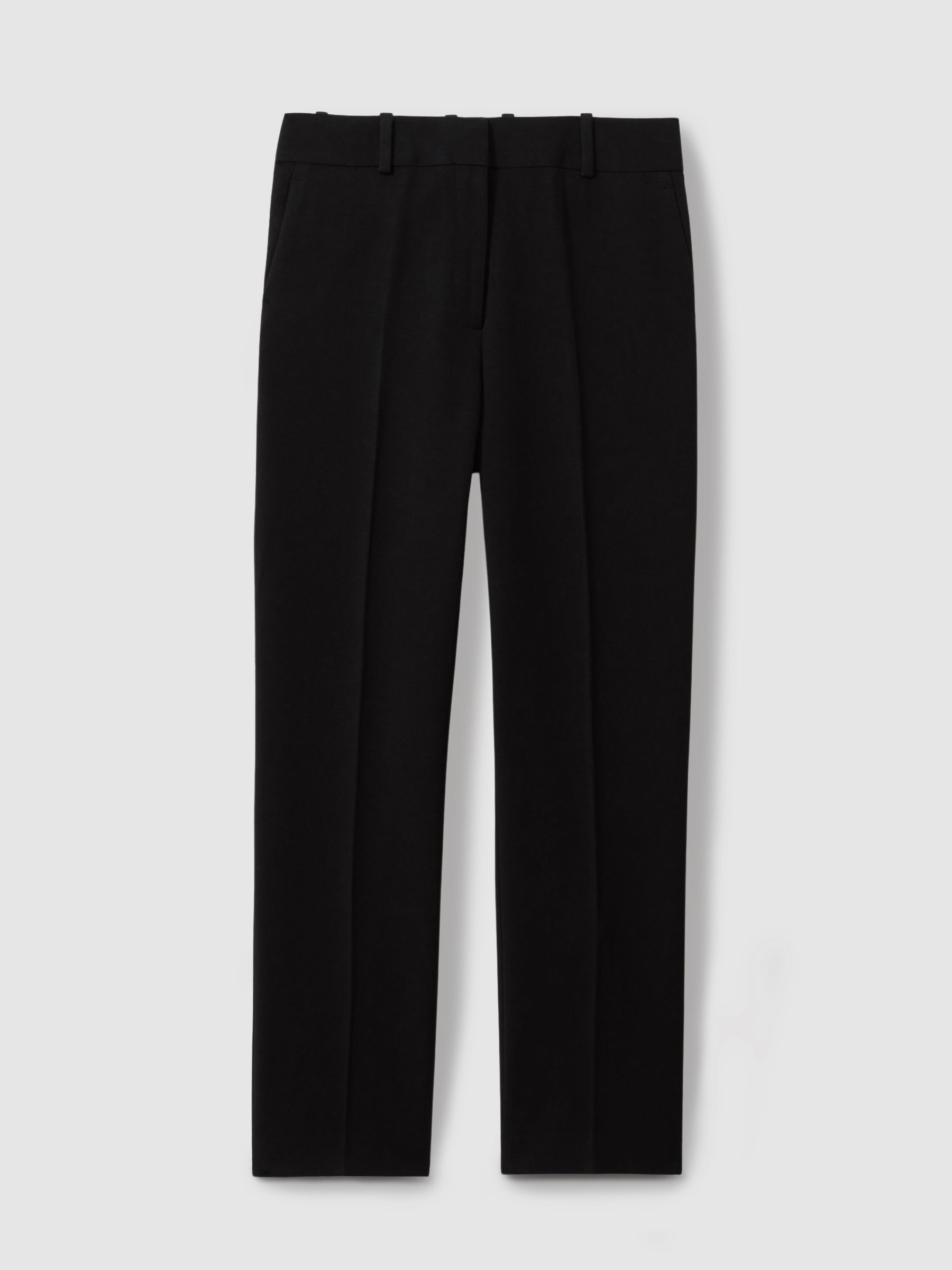 Petite Slim Fit Suit Trousers in Black