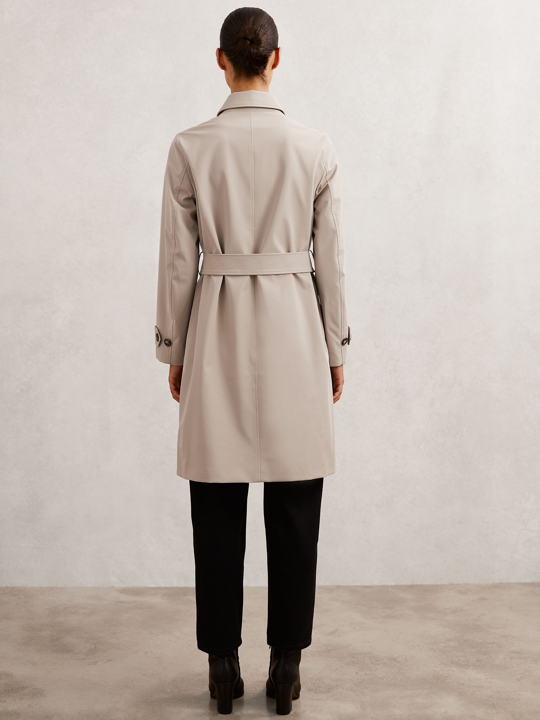 Removable-Gilet Hybrid Overcoat in Neutral