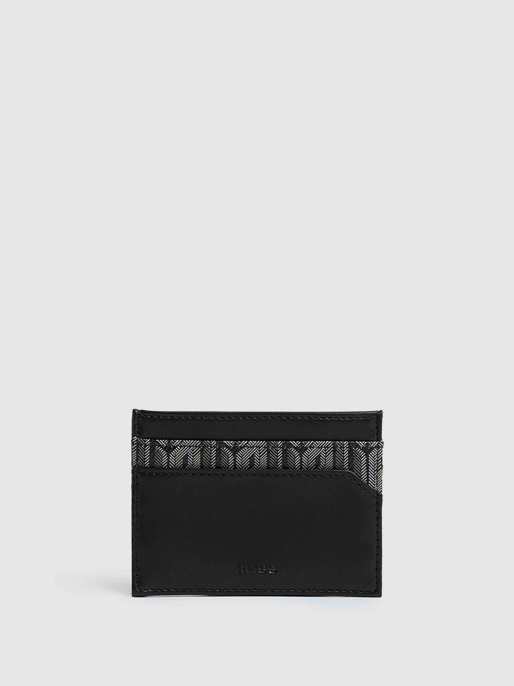 Monogram Canvas Card Holder in Black