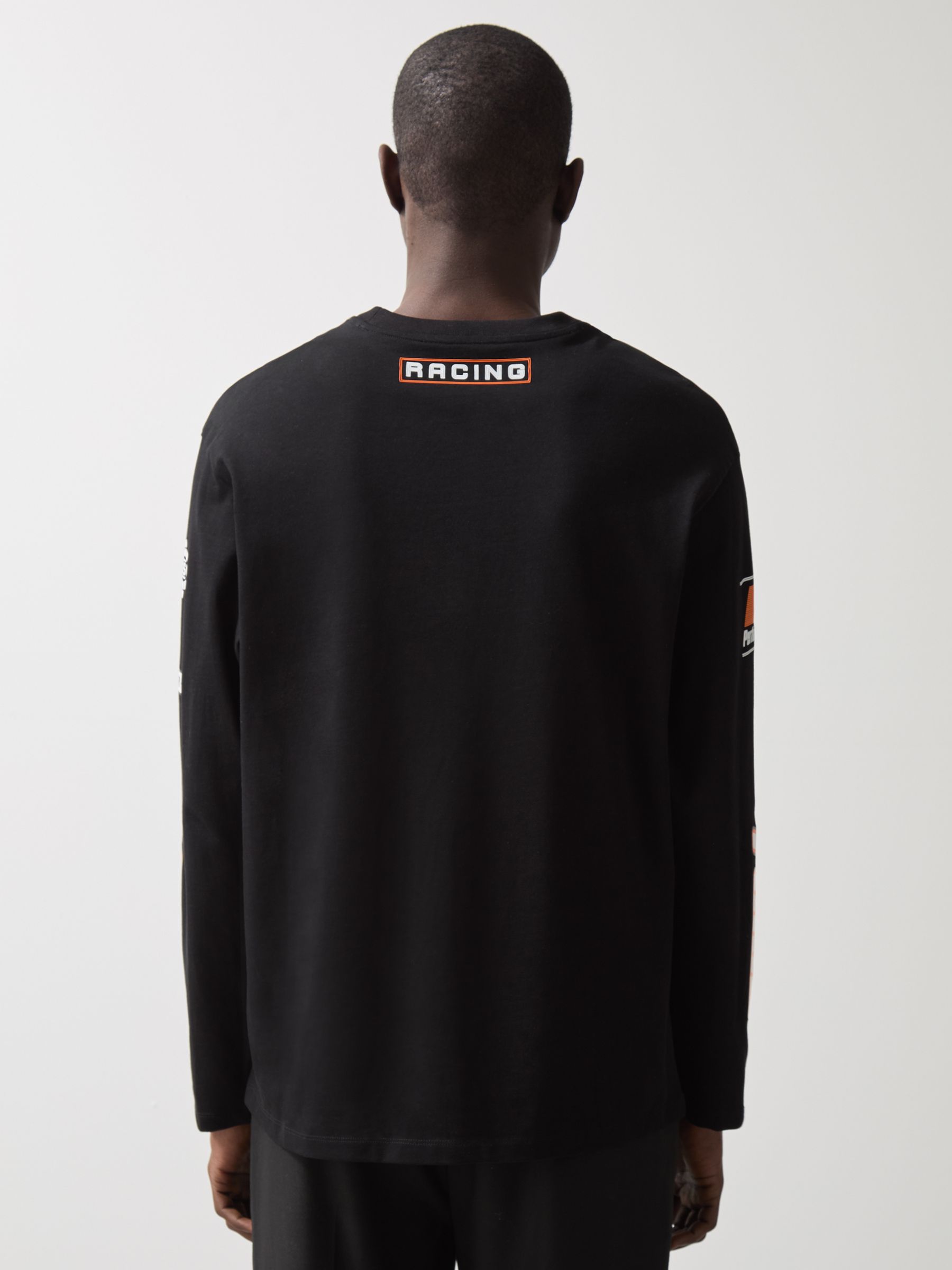 McLaren F1 Team Cotton Logo T-Shirt Unisex Fit in Black