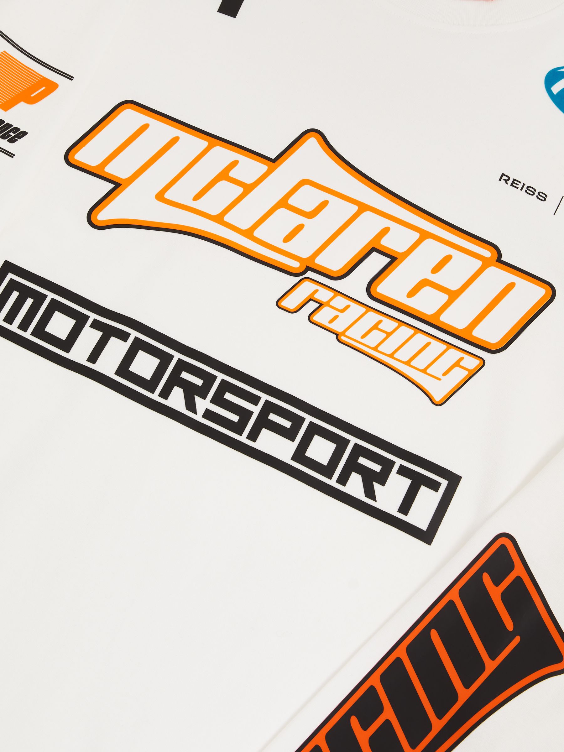 McLaren F1 Team Cotton Logo T-Shirt Unisex Fit in White