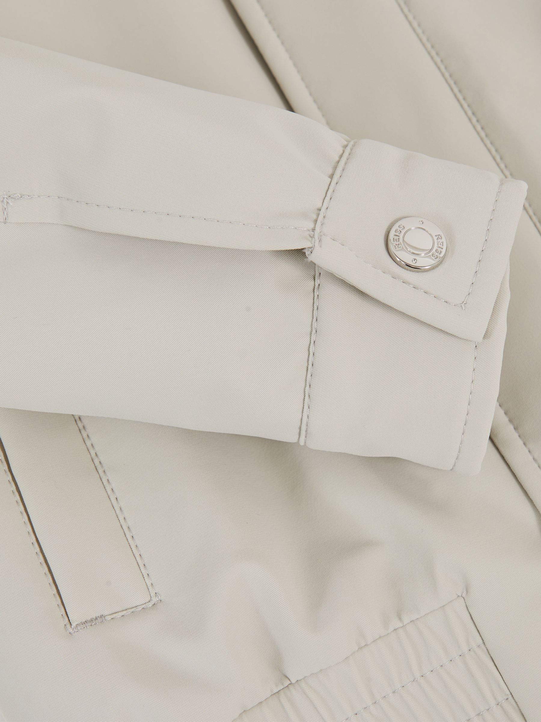 3-9 yrs Zip-Through Harrington Jacket in Stone