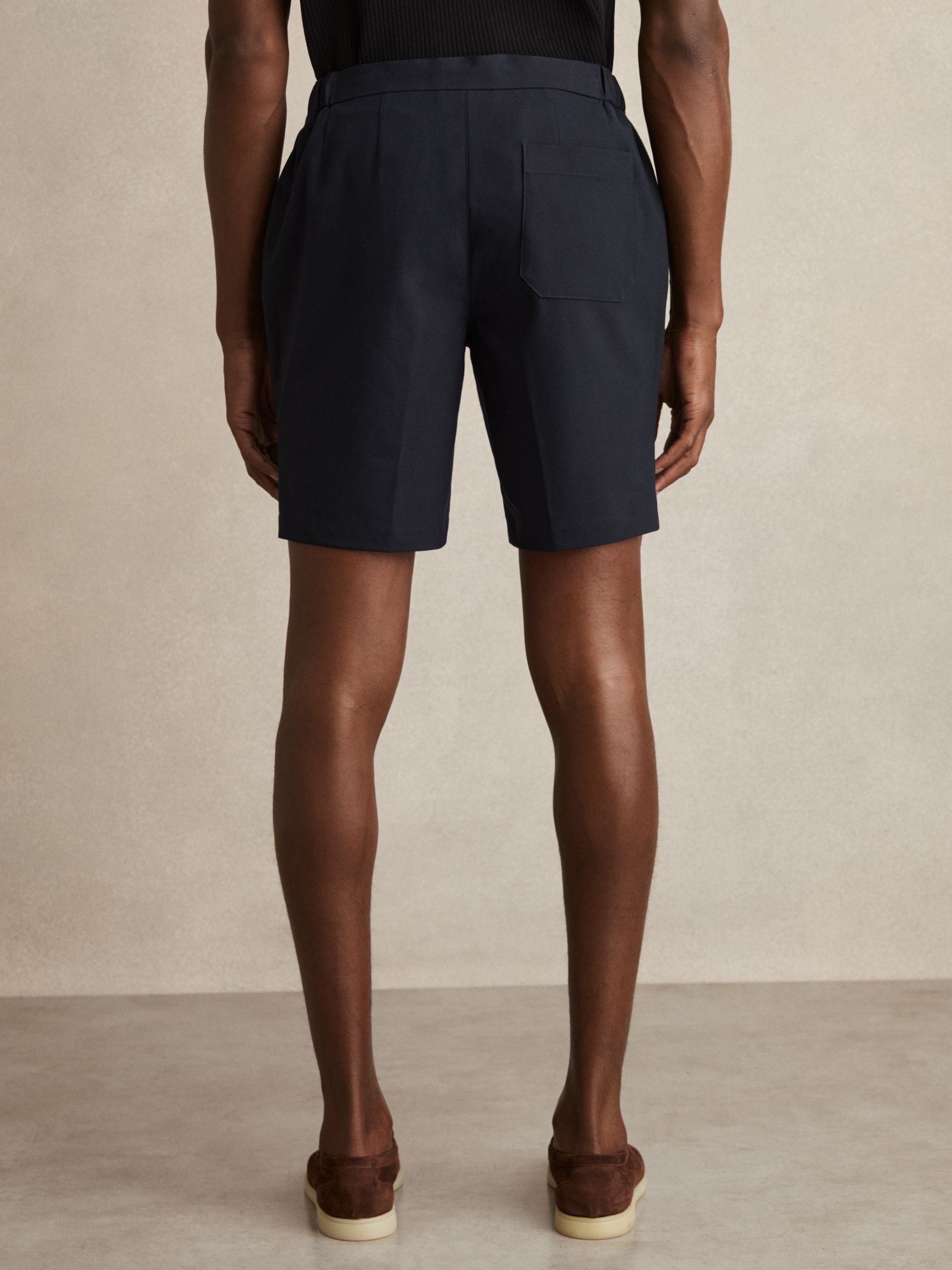Drawstring Chino Shorts in Navy