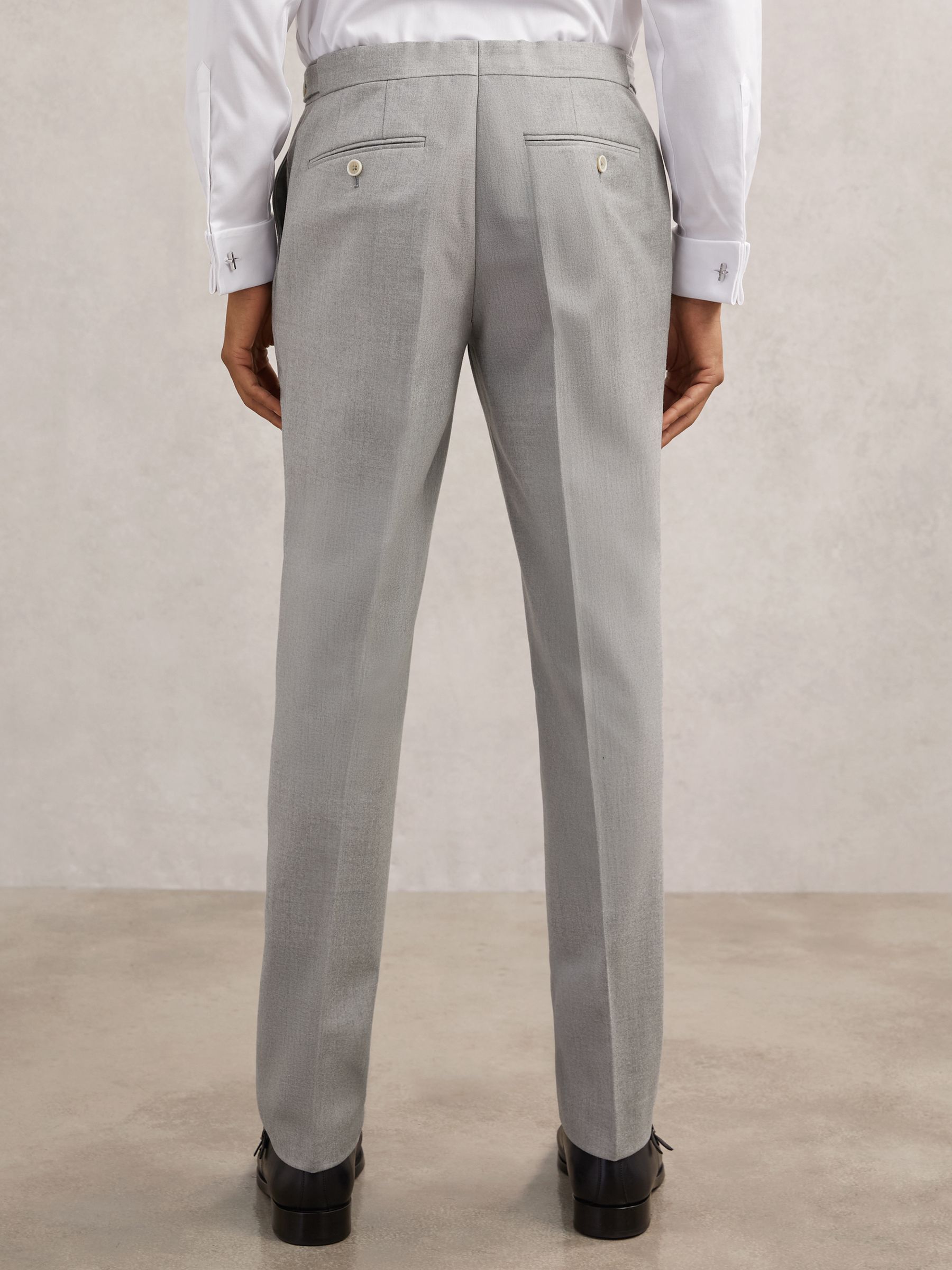 Suit Trousers in Soft Grey