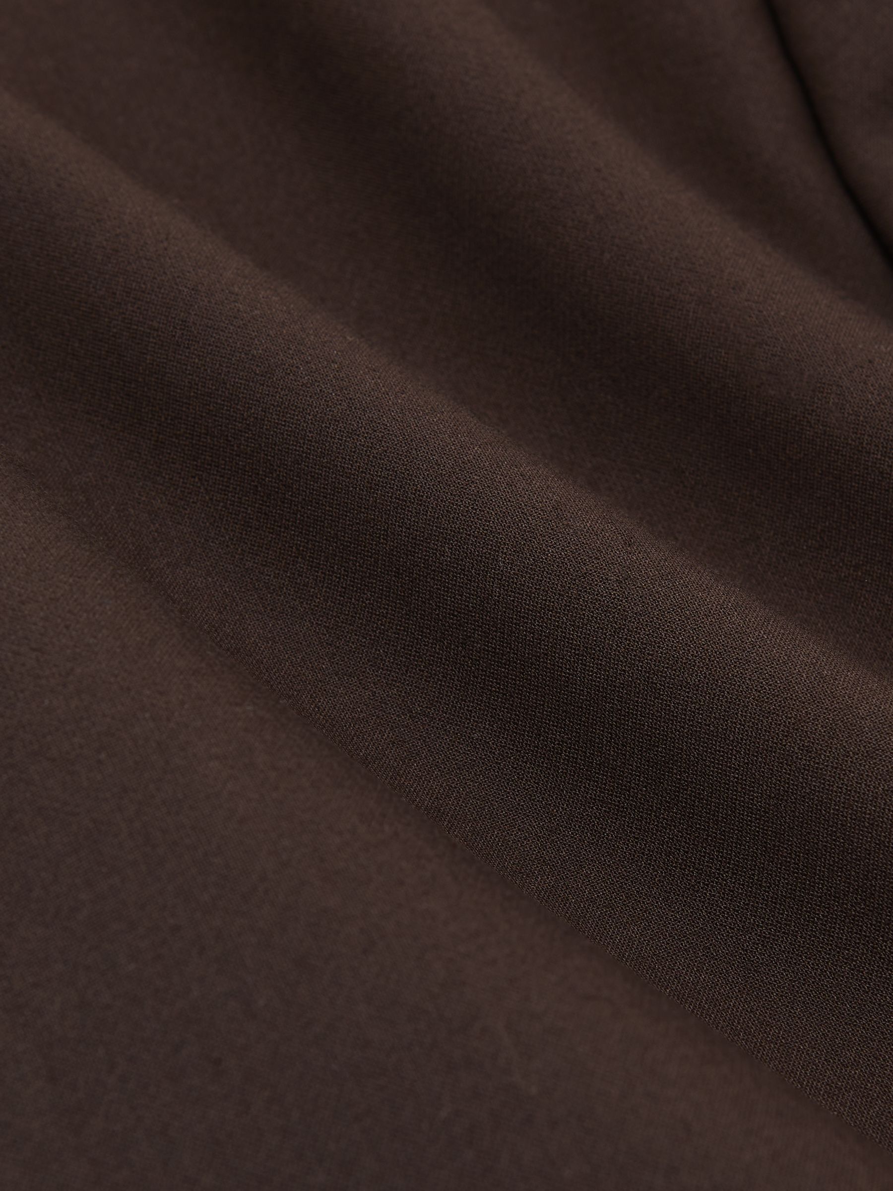 Monogram Relaxed Double-Breasted Blazer in Brown