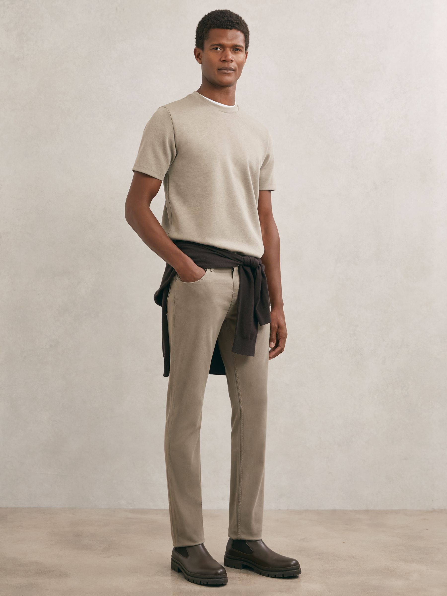 Paige Federal Jeans in Stone Neutral