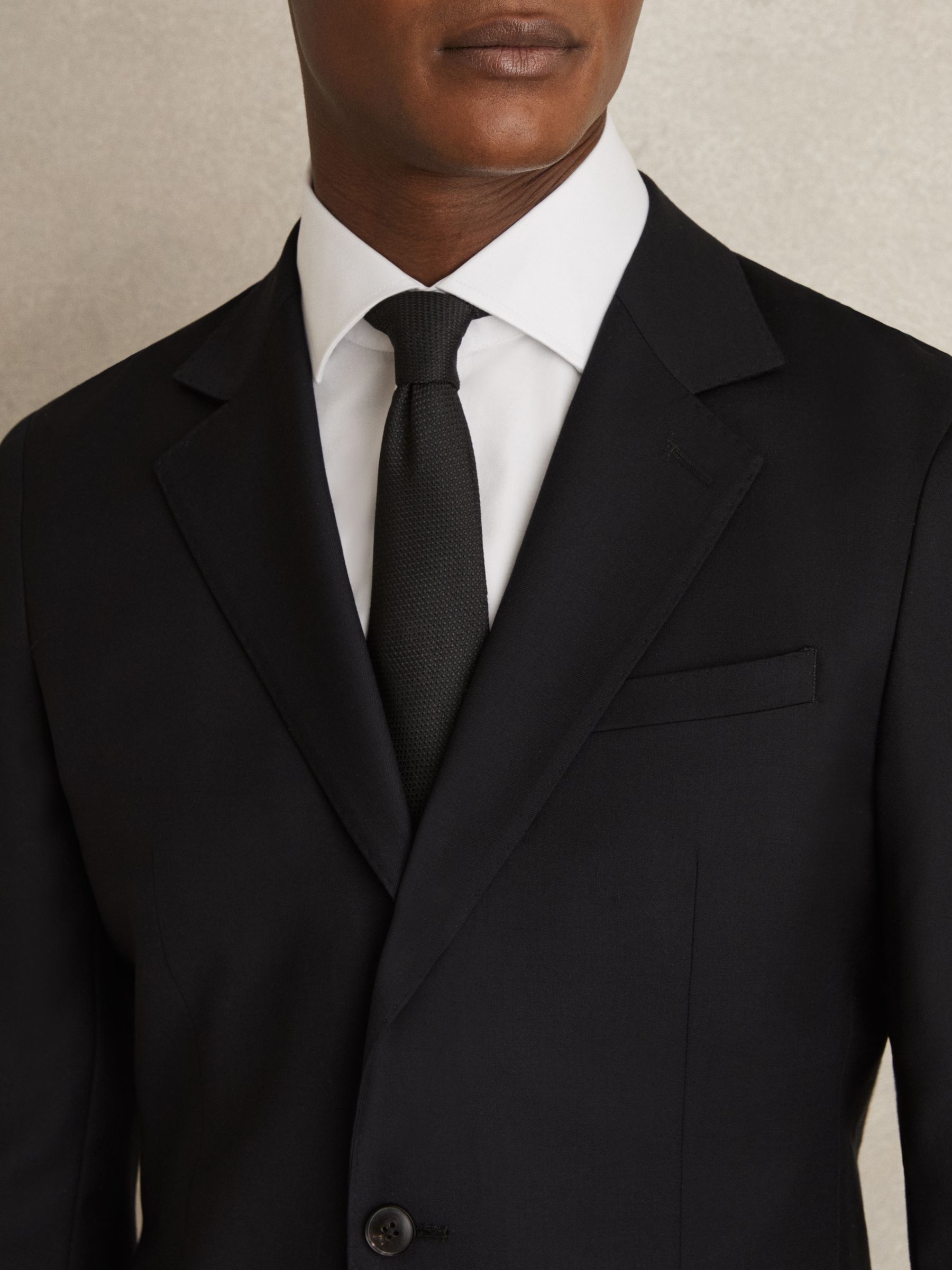 Regular Fit Cotton Sateen Striped Shirt in White