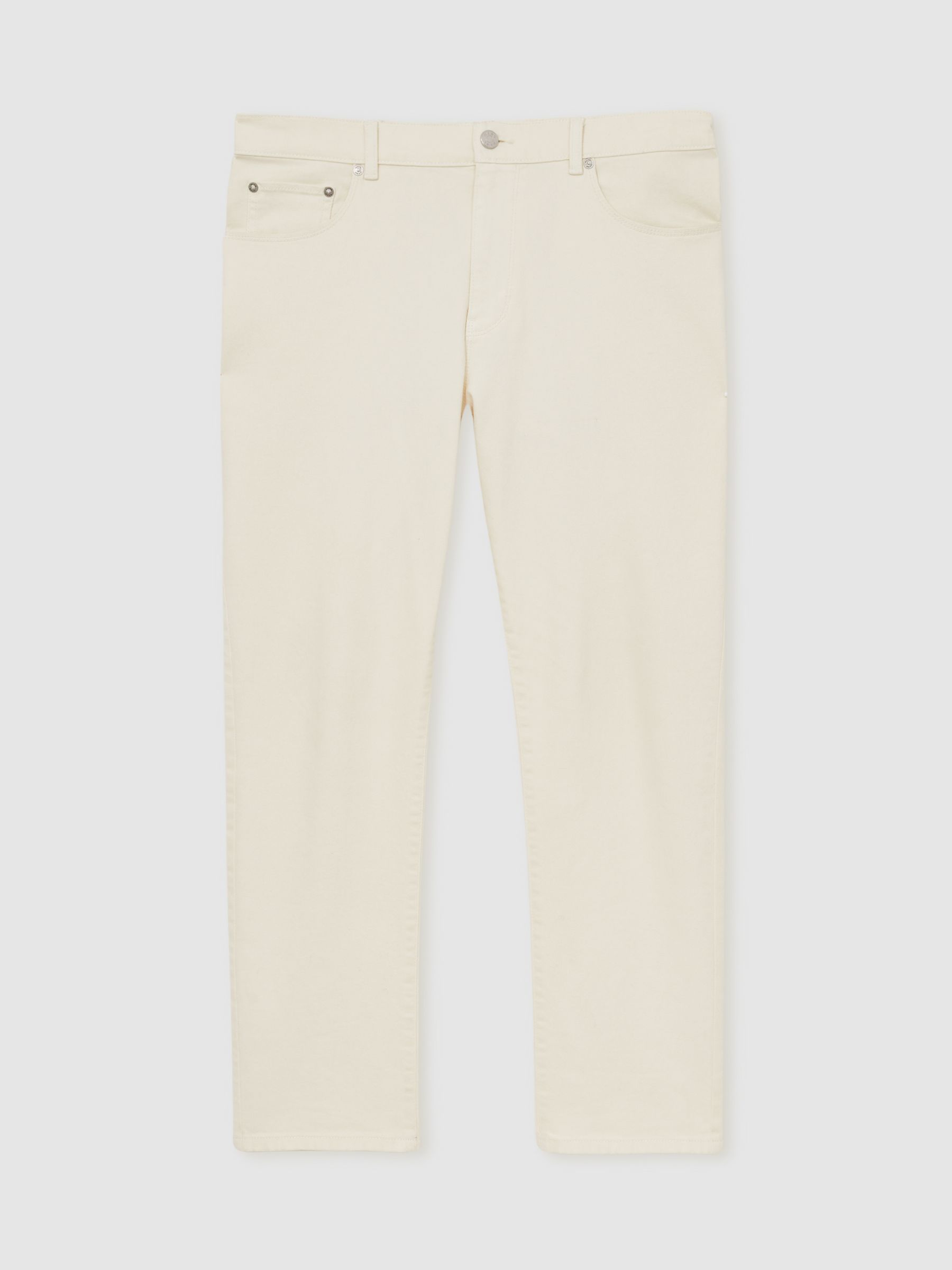 Straight-Leg Jeans in White