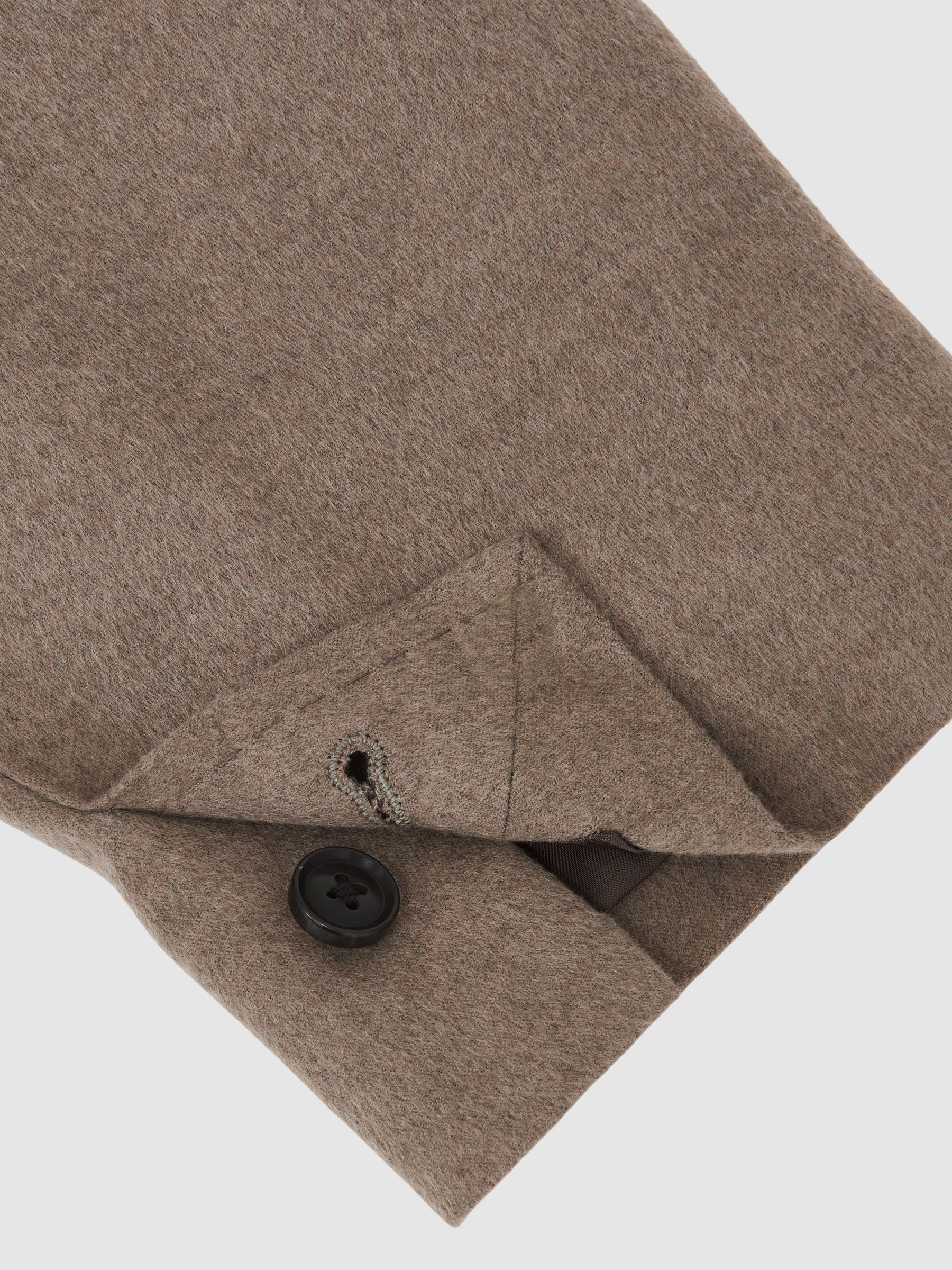 Single-Breasted Blazer With Gilet Insert Tailored-Fit in Mocha Brown