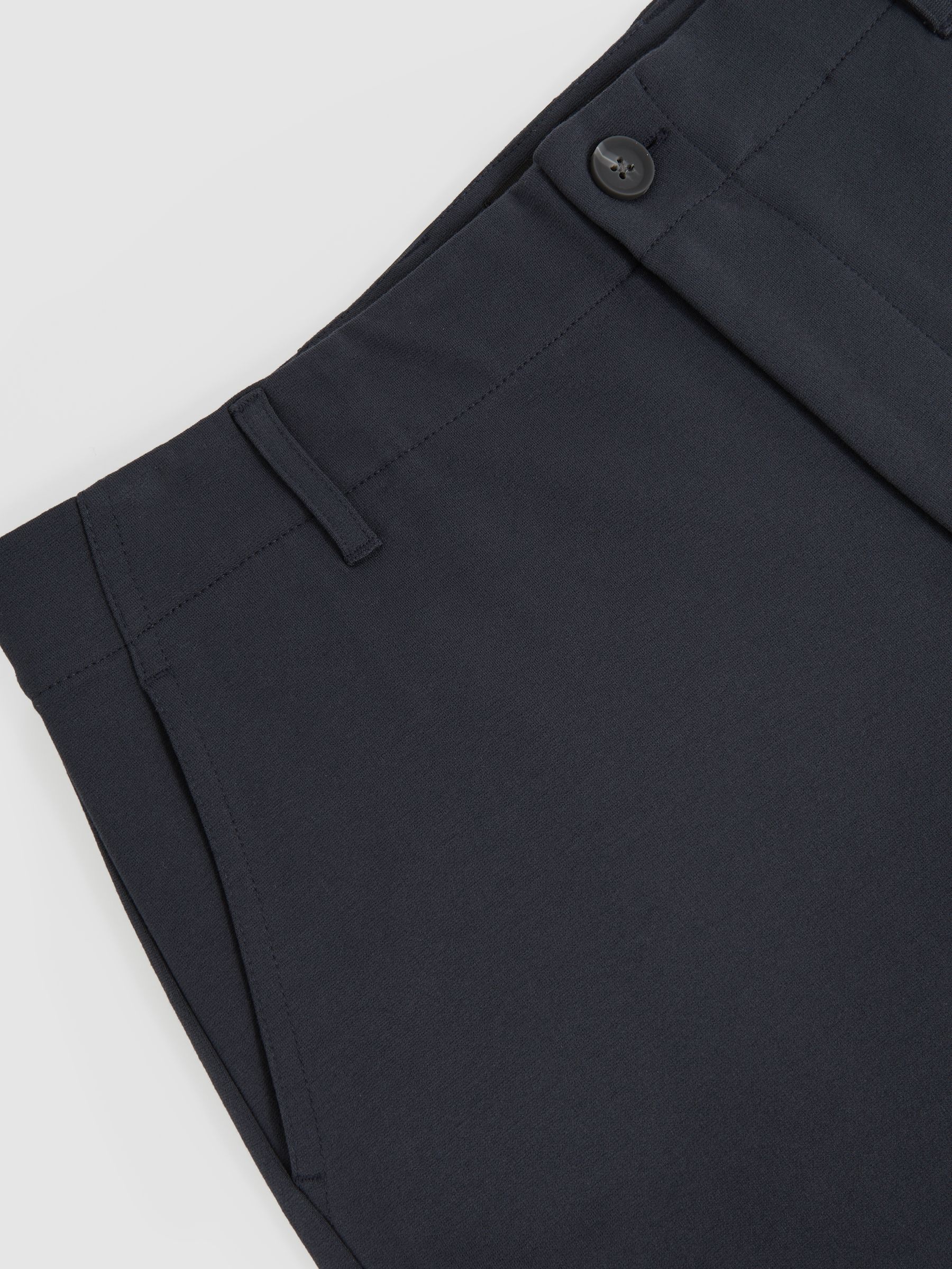 Paige Slim-Fit Stretch Shorts in Moon Shadow Blue