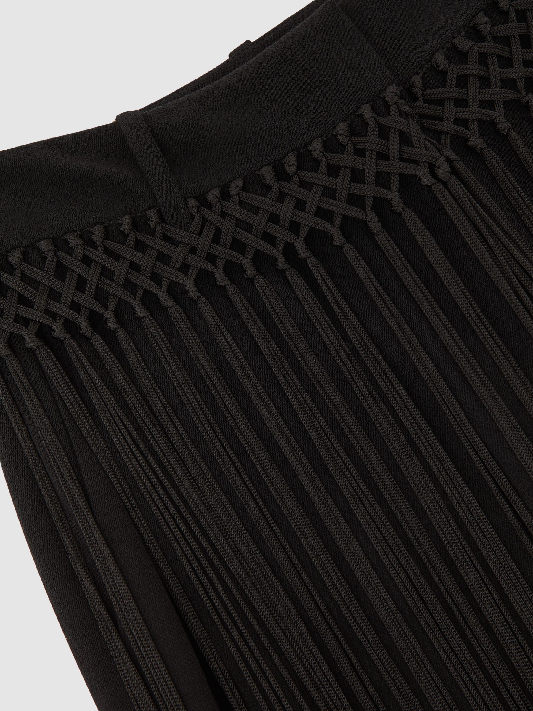 Reiss | Royal Ballet Tassel Trousers in Black