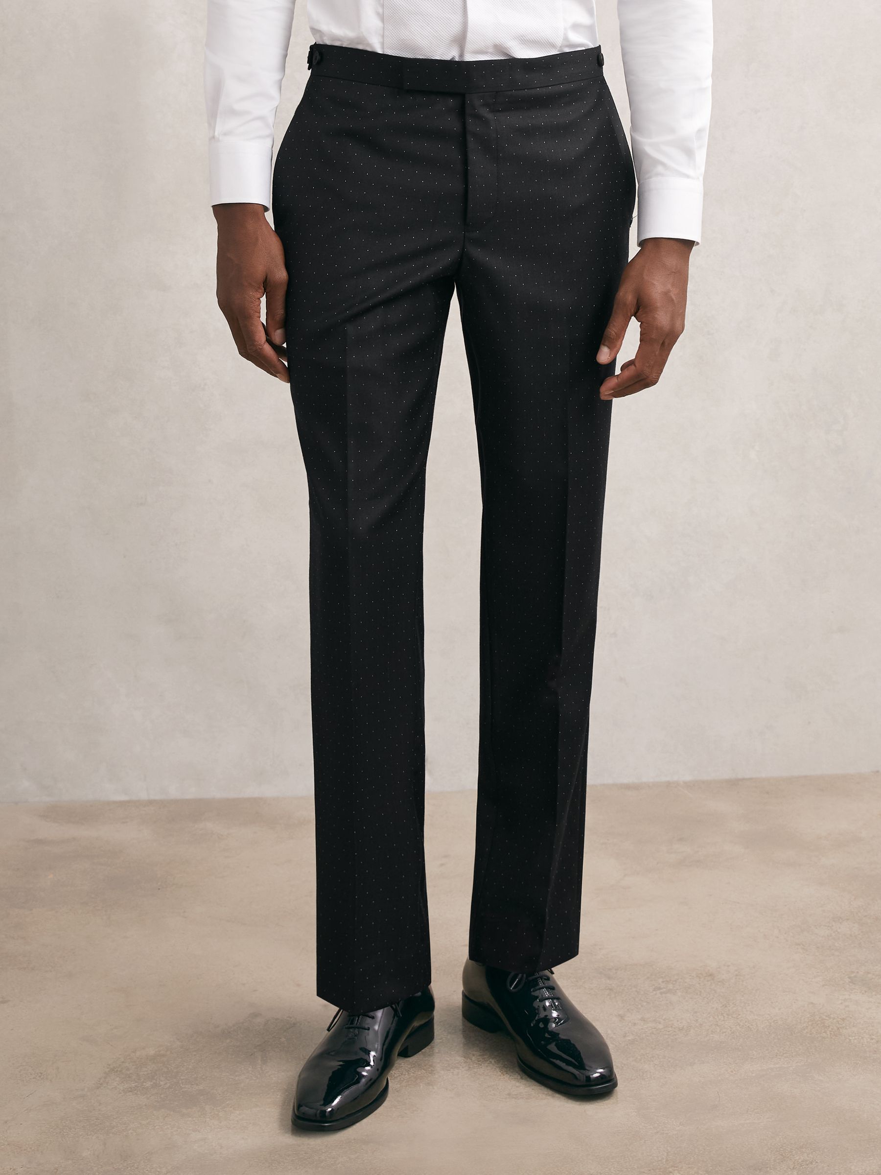 Suit Trousers in Midnight Navy