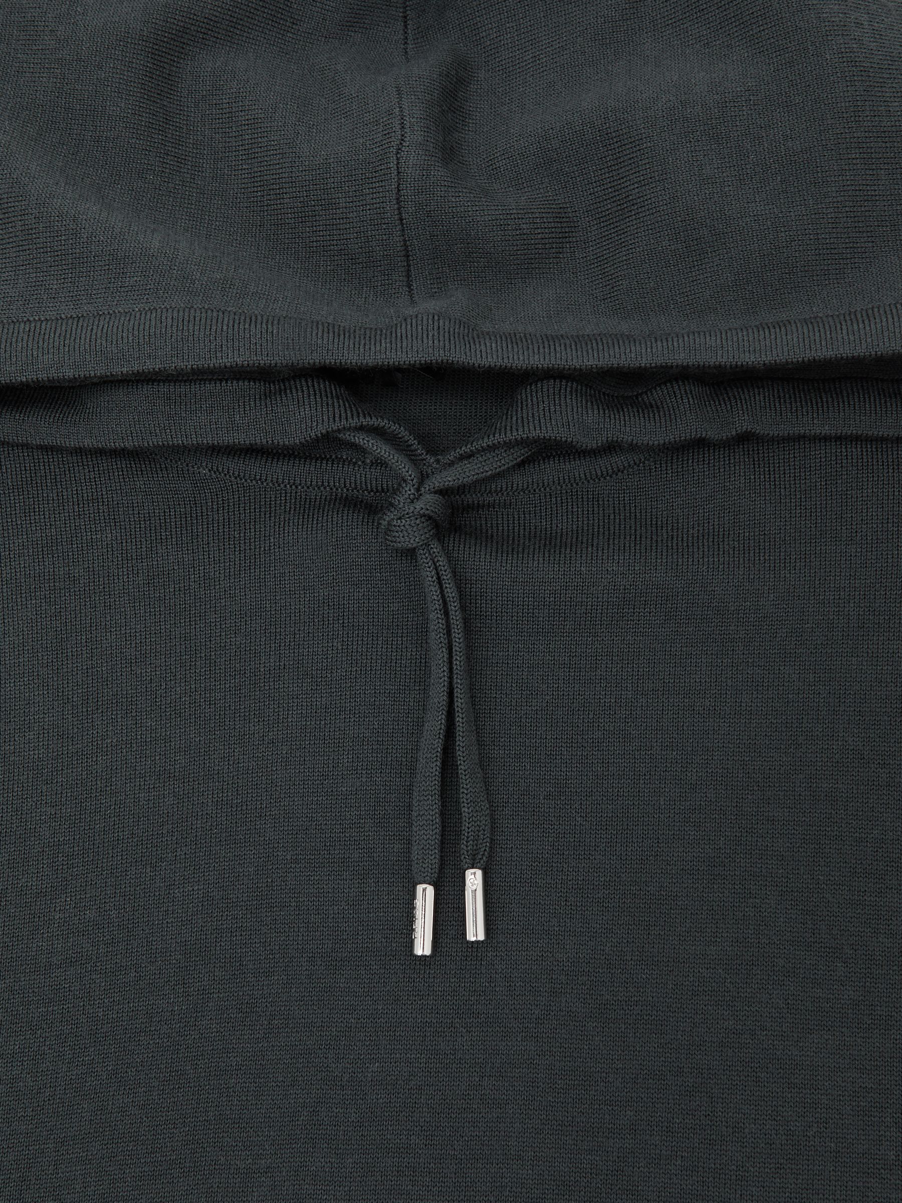 Hoodie in Bottle Green