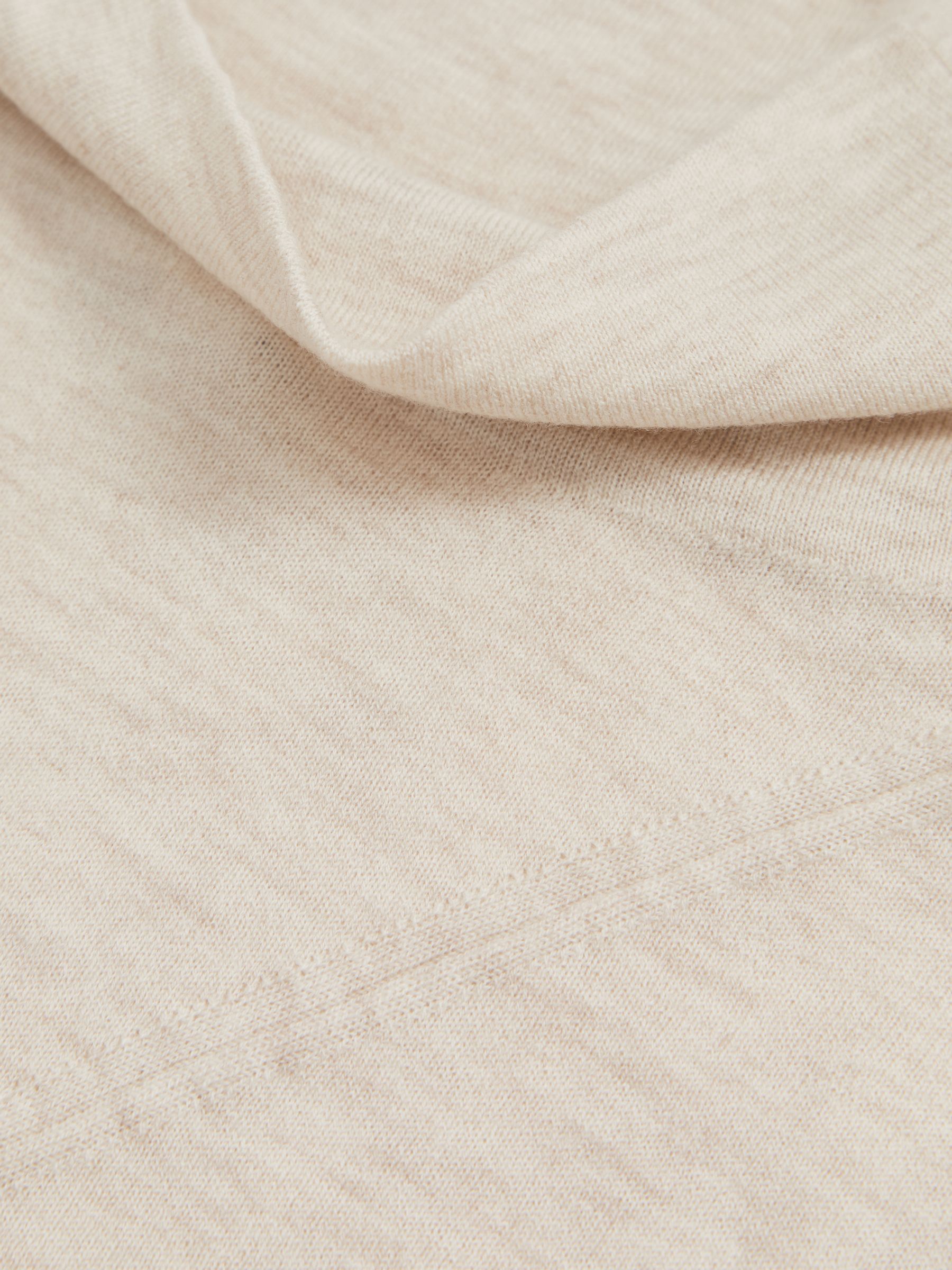 Wool Slouched Sleeveless Top in Stone Neutral