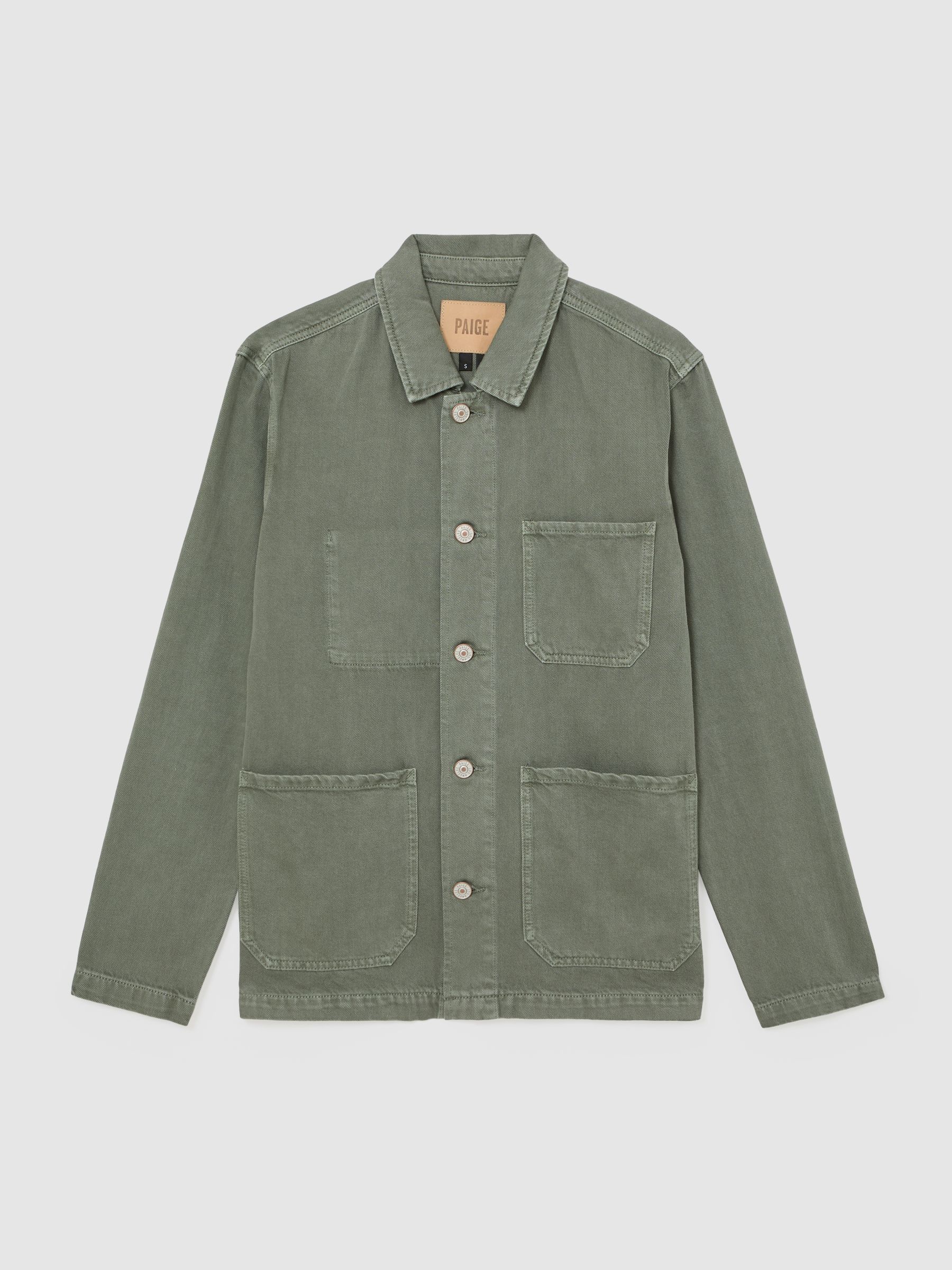 Paige Sidham Chore Jacket in Light Green