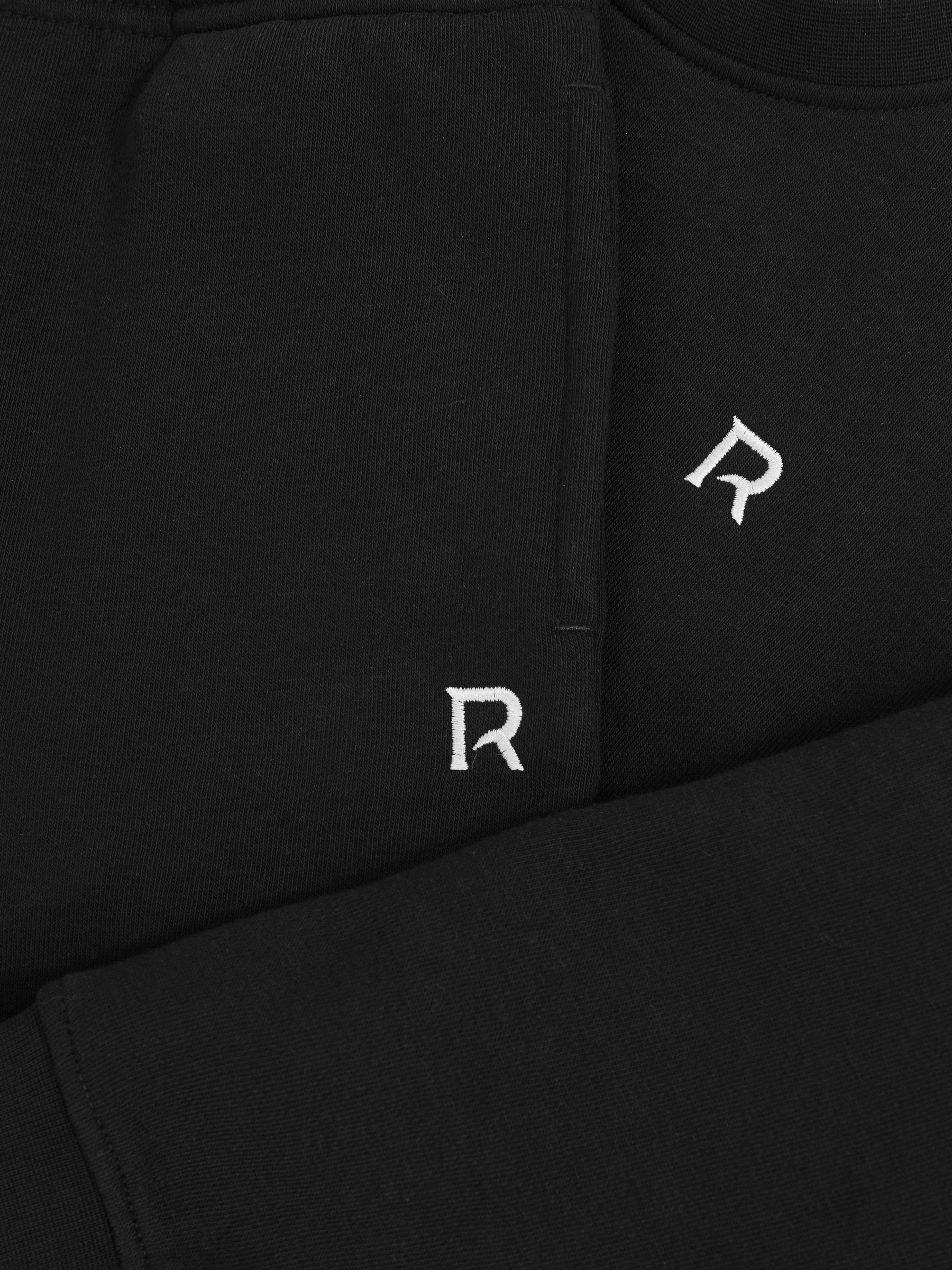 9-13 yrs Logo Sweatshirt and Joggers Set Cotton-Blend in Black