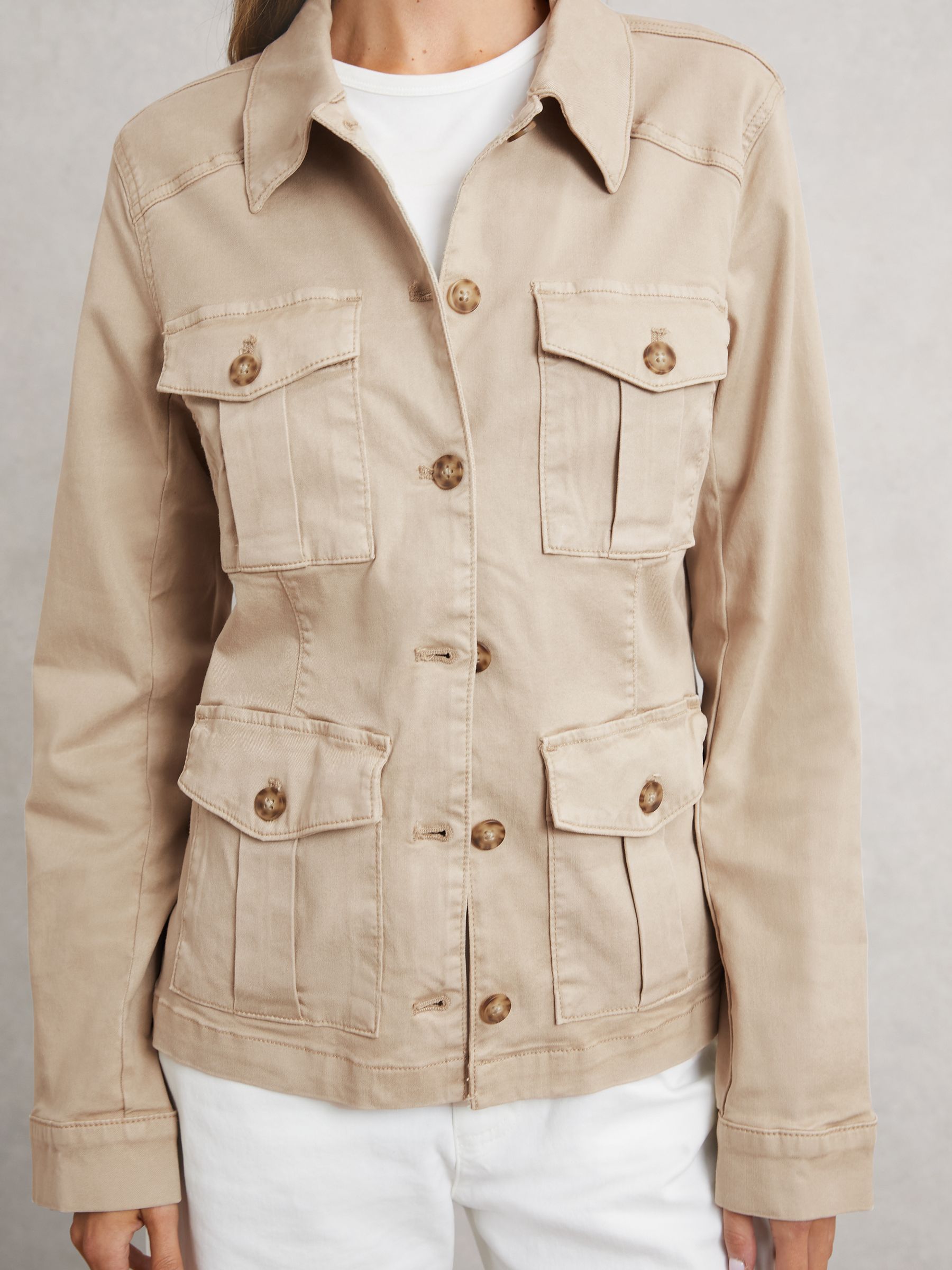 Paige Stacey Jacket in Stone Neutral