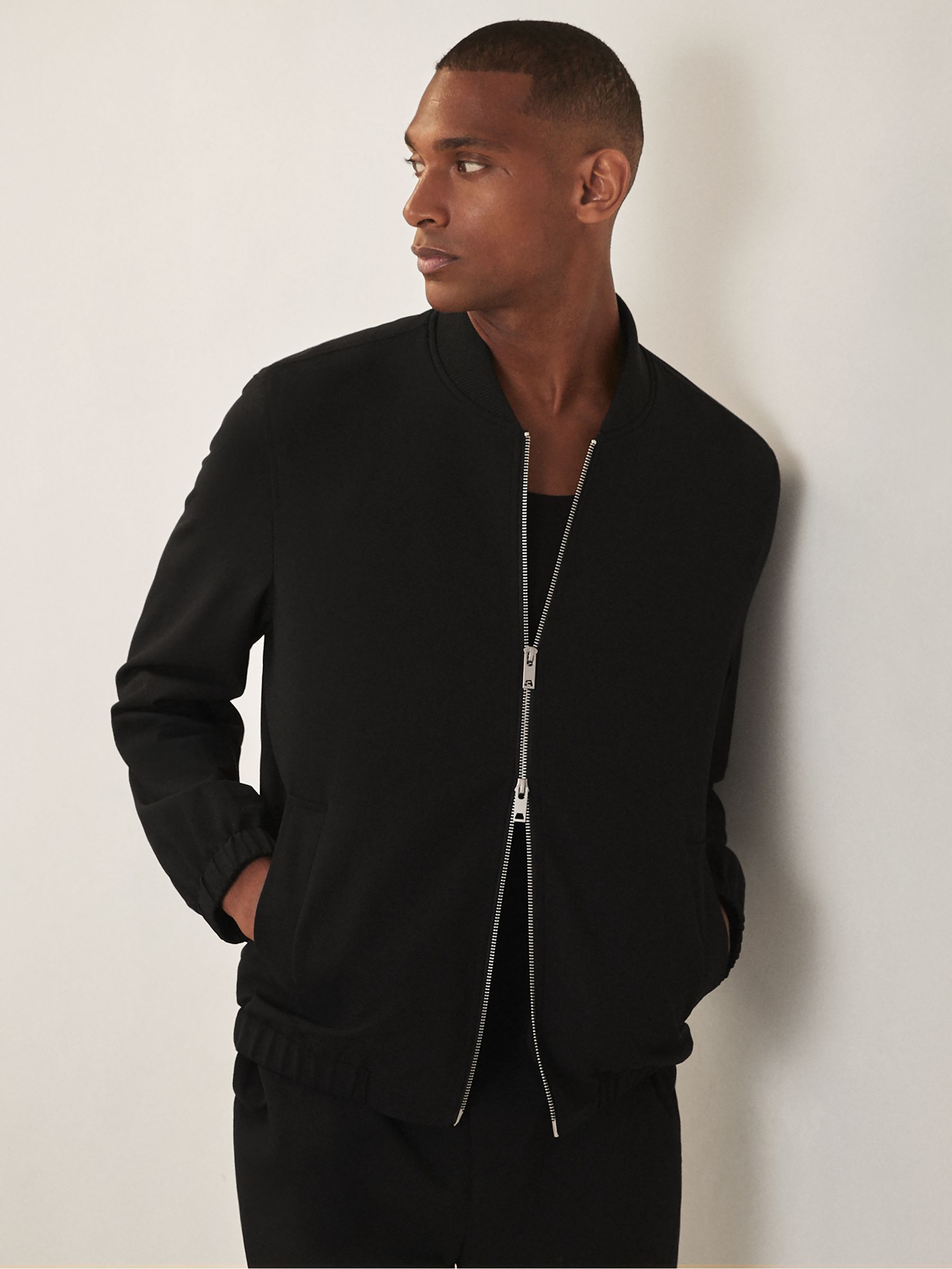 Reiss | Royal Ballet Bomber Jacket in Black