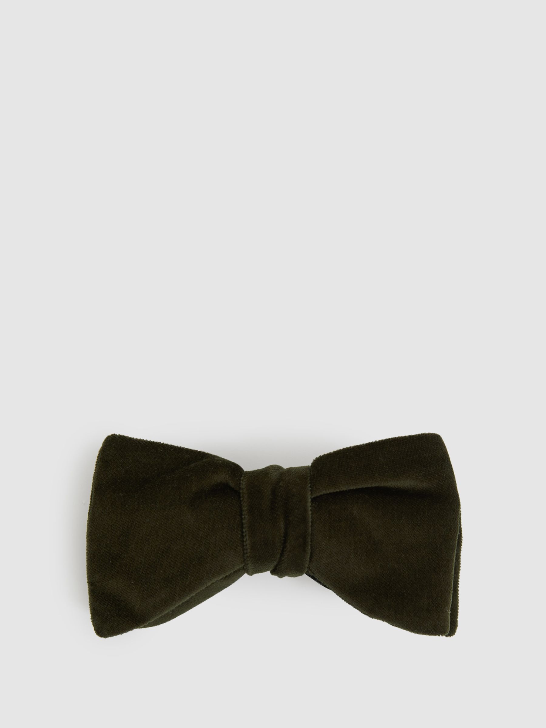 Velvet Bow Tie in Emerald