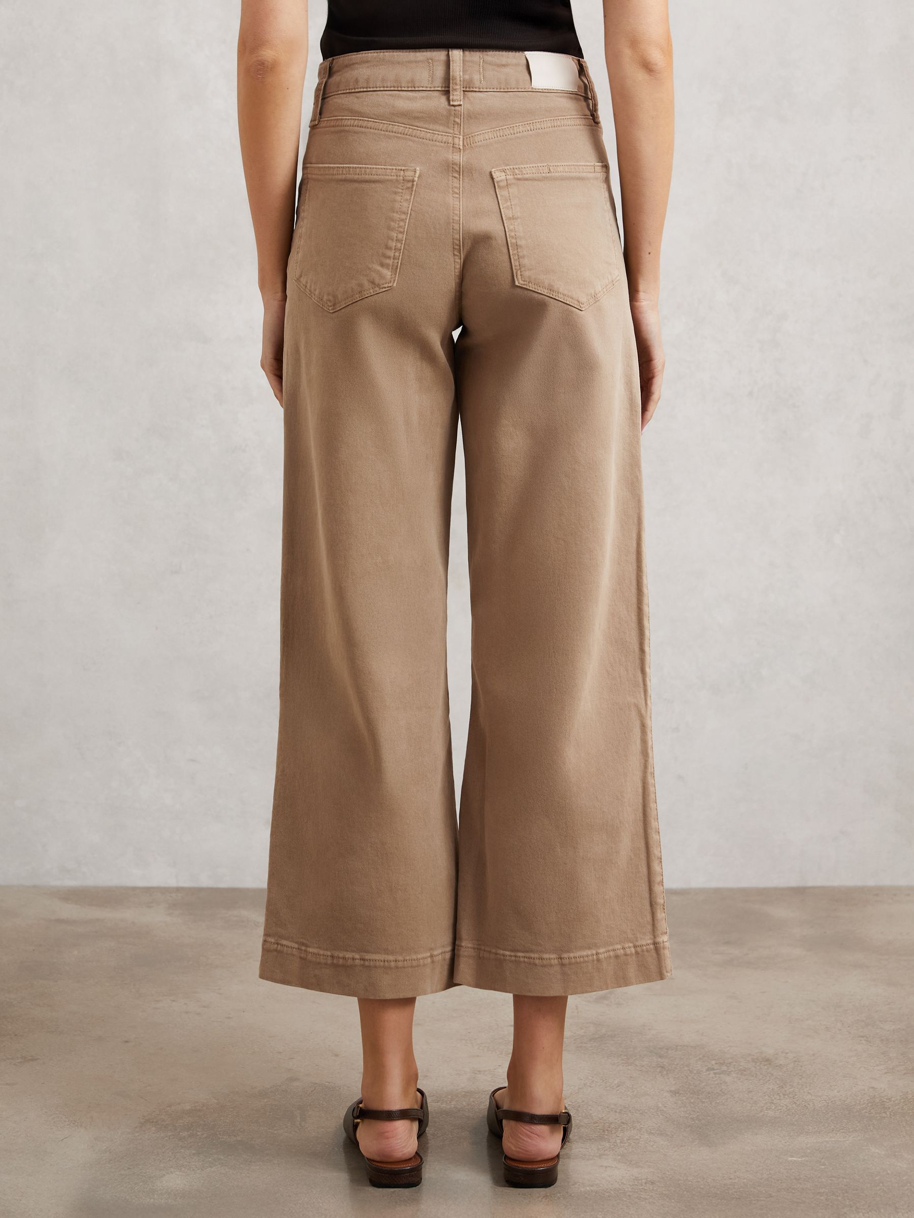 Paige Anessa Curved Jeans in Light Brown