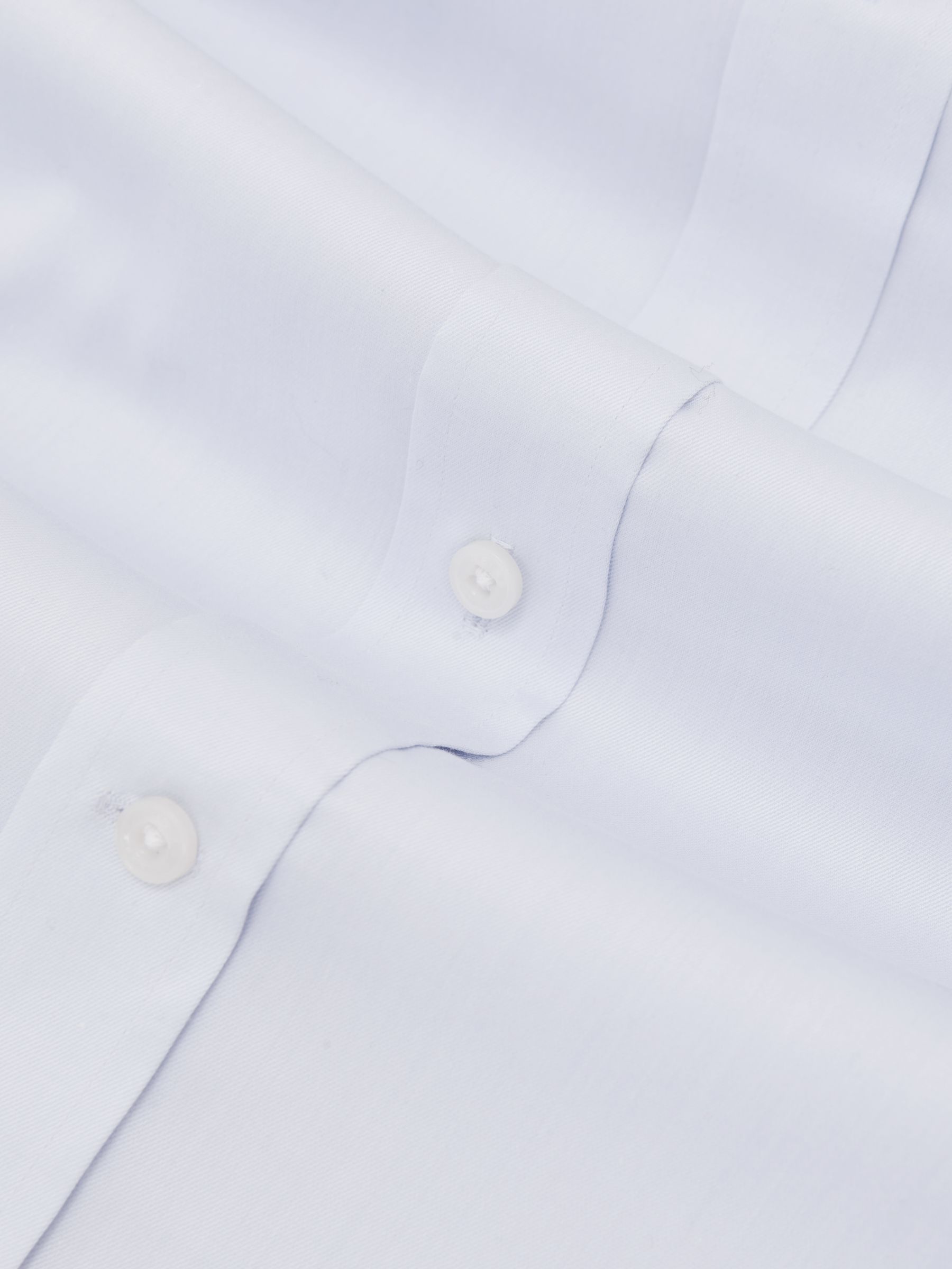 Regular Fit Stretch Double-Cuff Shirt Cotton-Blend in Soft Blue