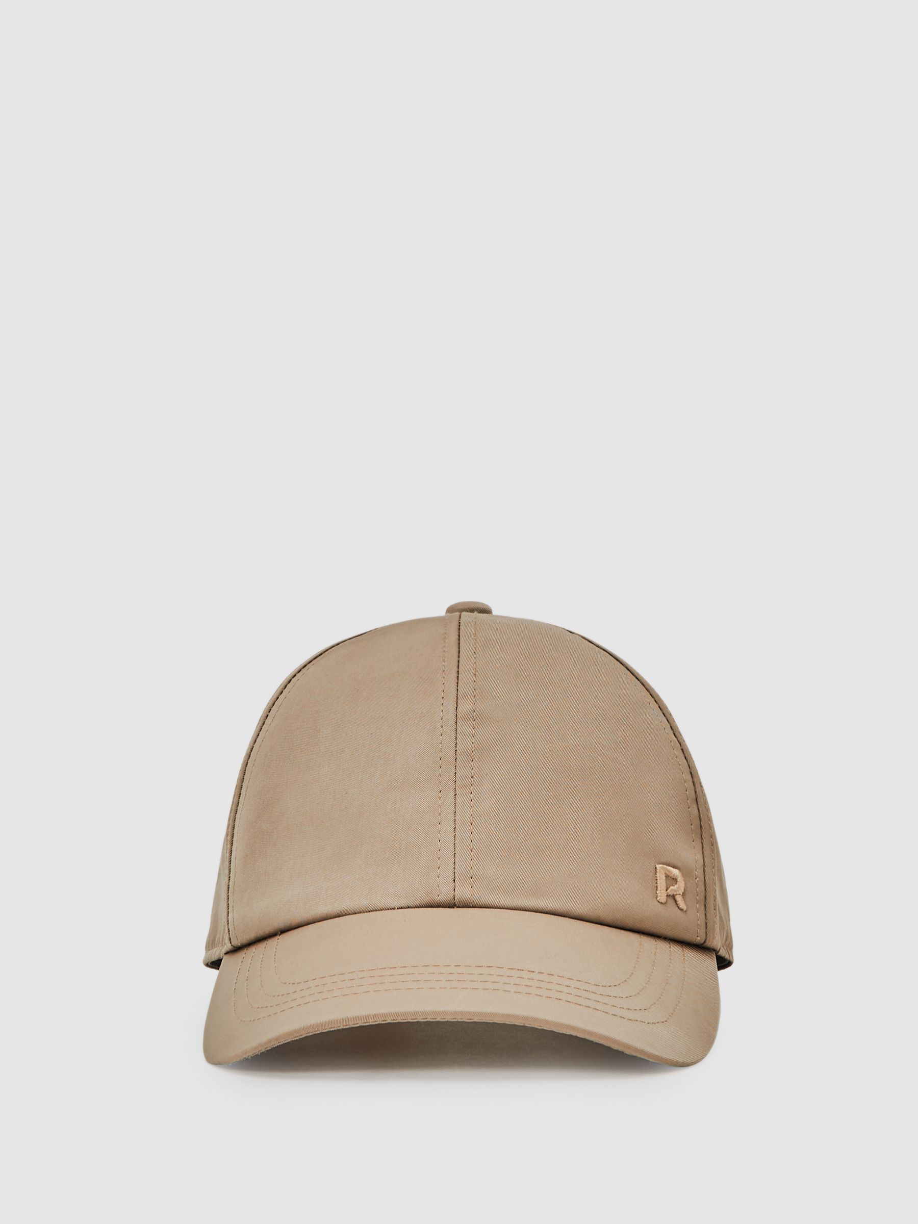 Logo-Embroidered Baseball Cap in Taupe