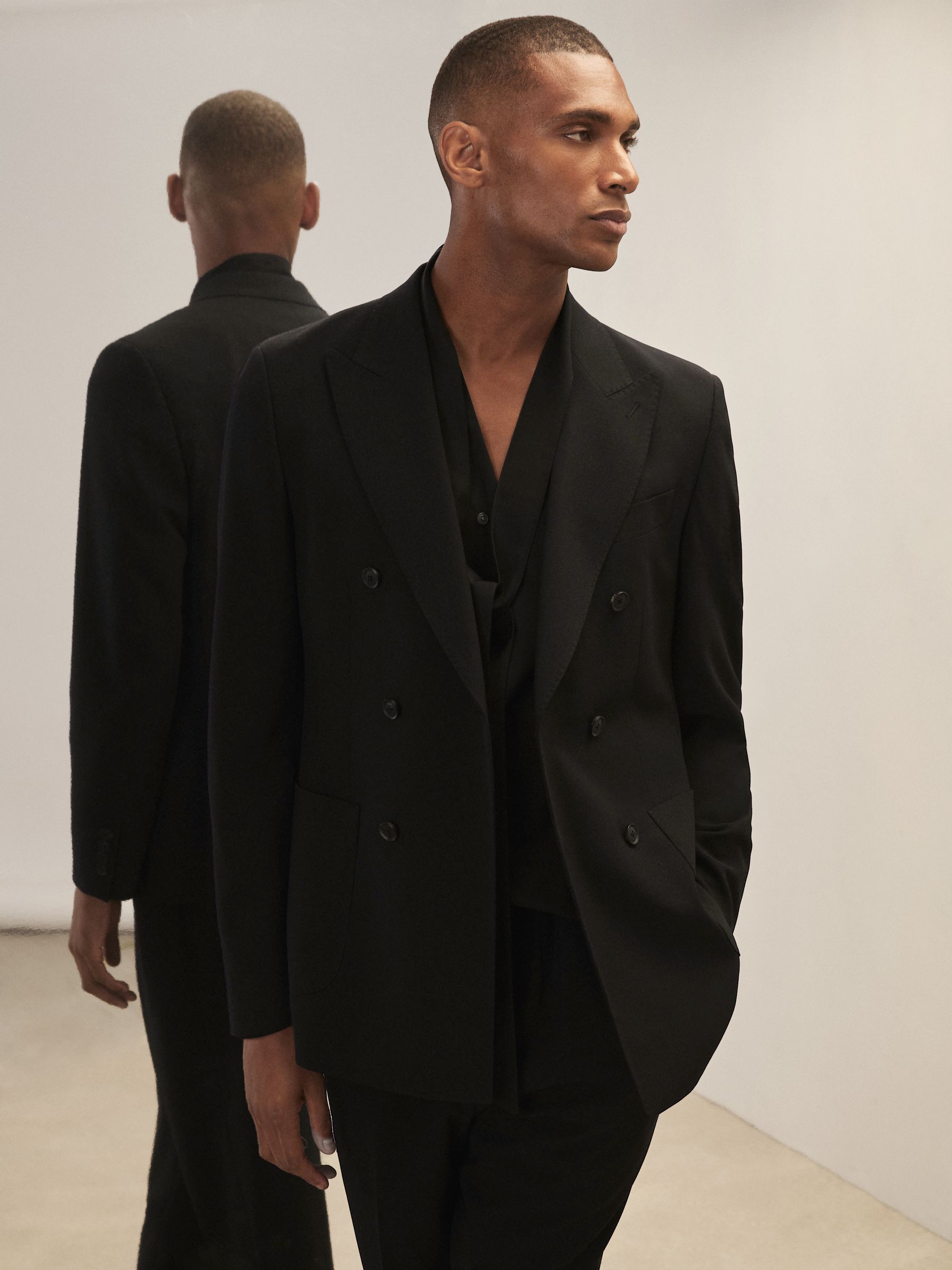 Reiss | Royal Ballet Peak-Lapel Blazer in Black