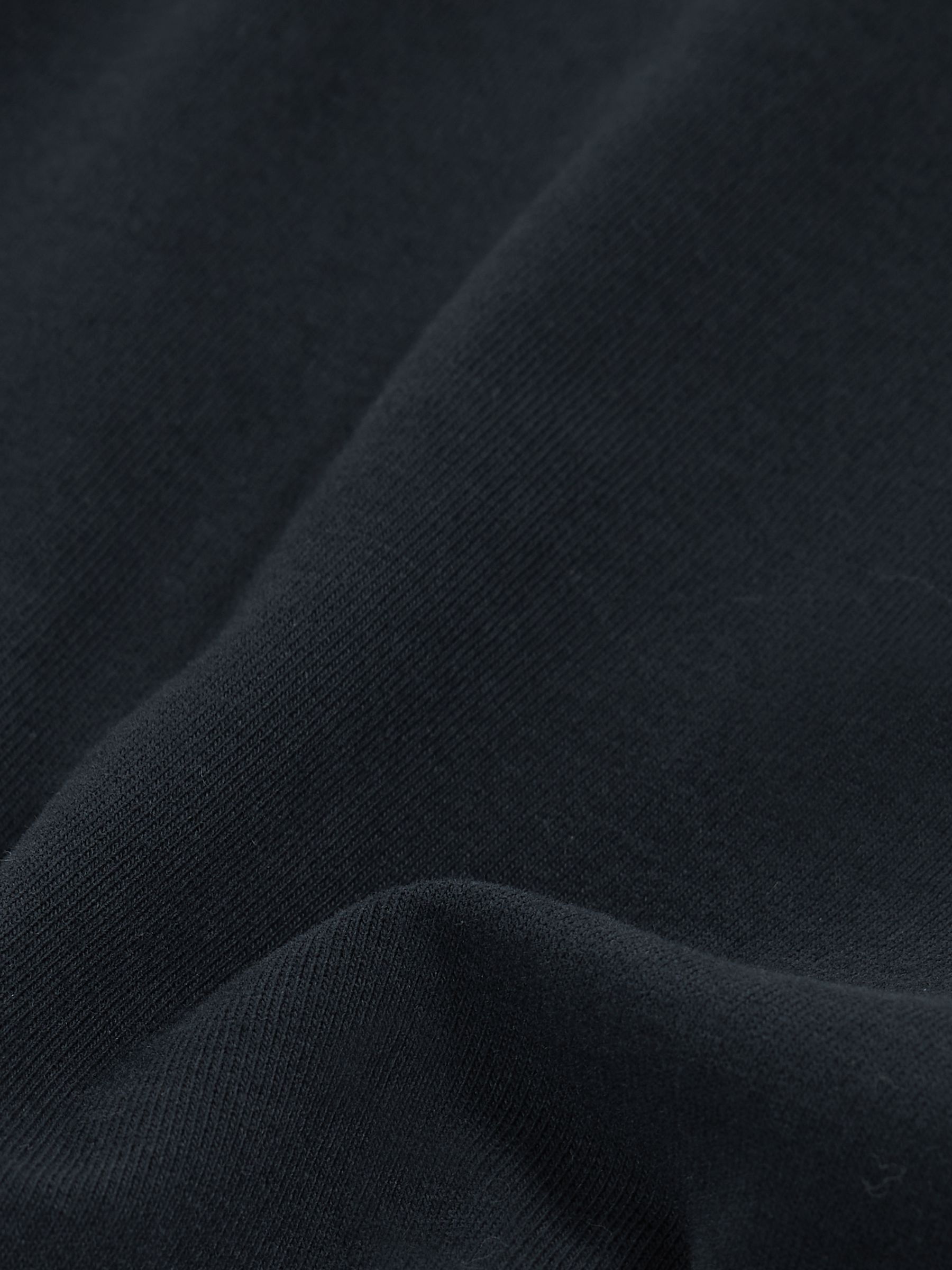 Stretch Cotton V-Neck T-Shirt in Navy