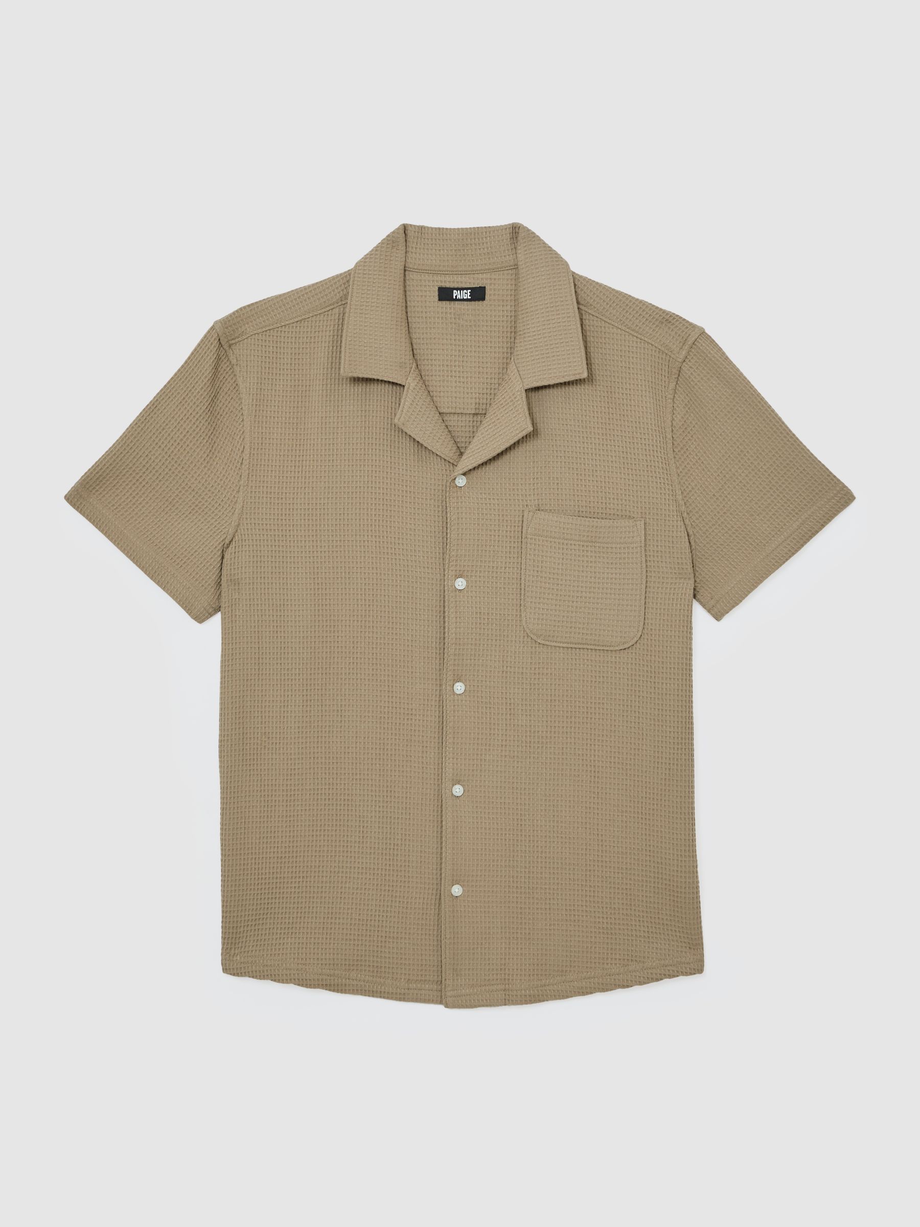 Paige Agoura Shirt in Light Brown