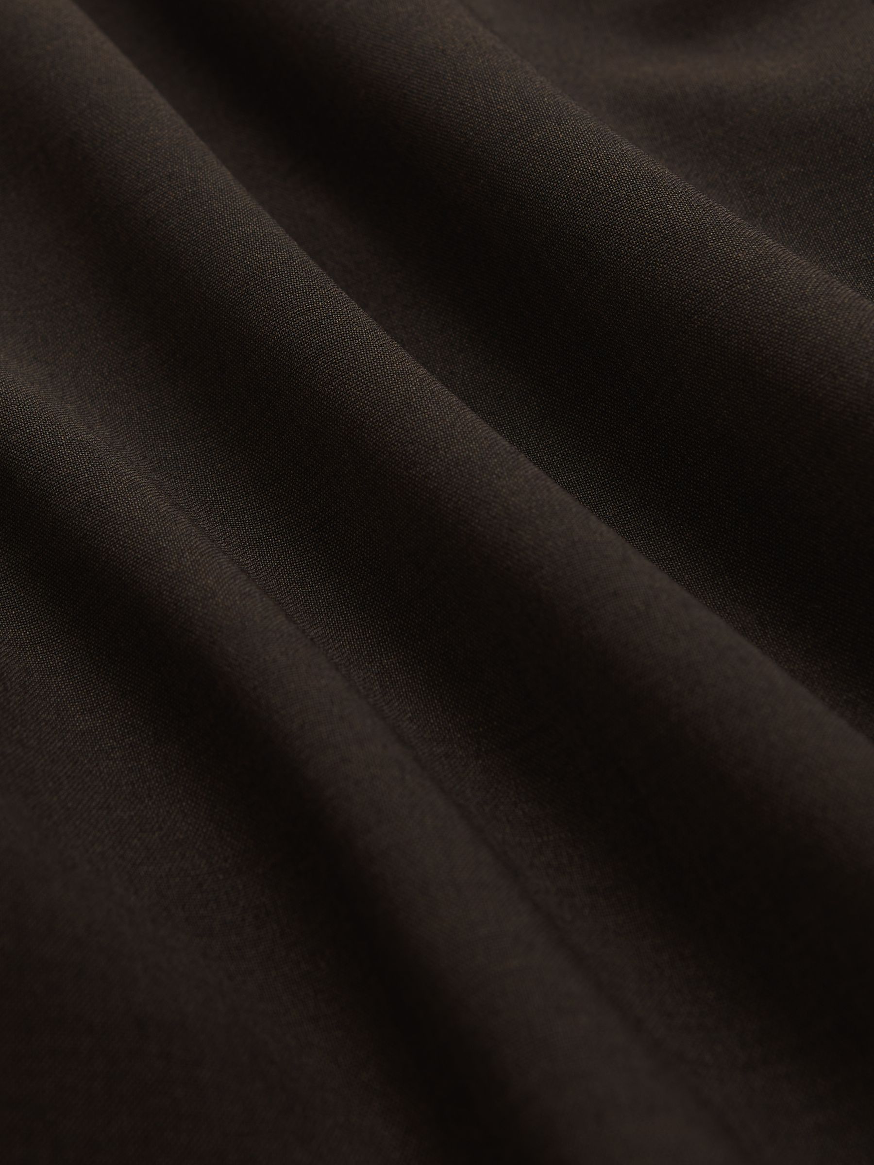 Regular-Fit Single-Breasted Wool-Blend Suit Blazer in Chocolate Brown