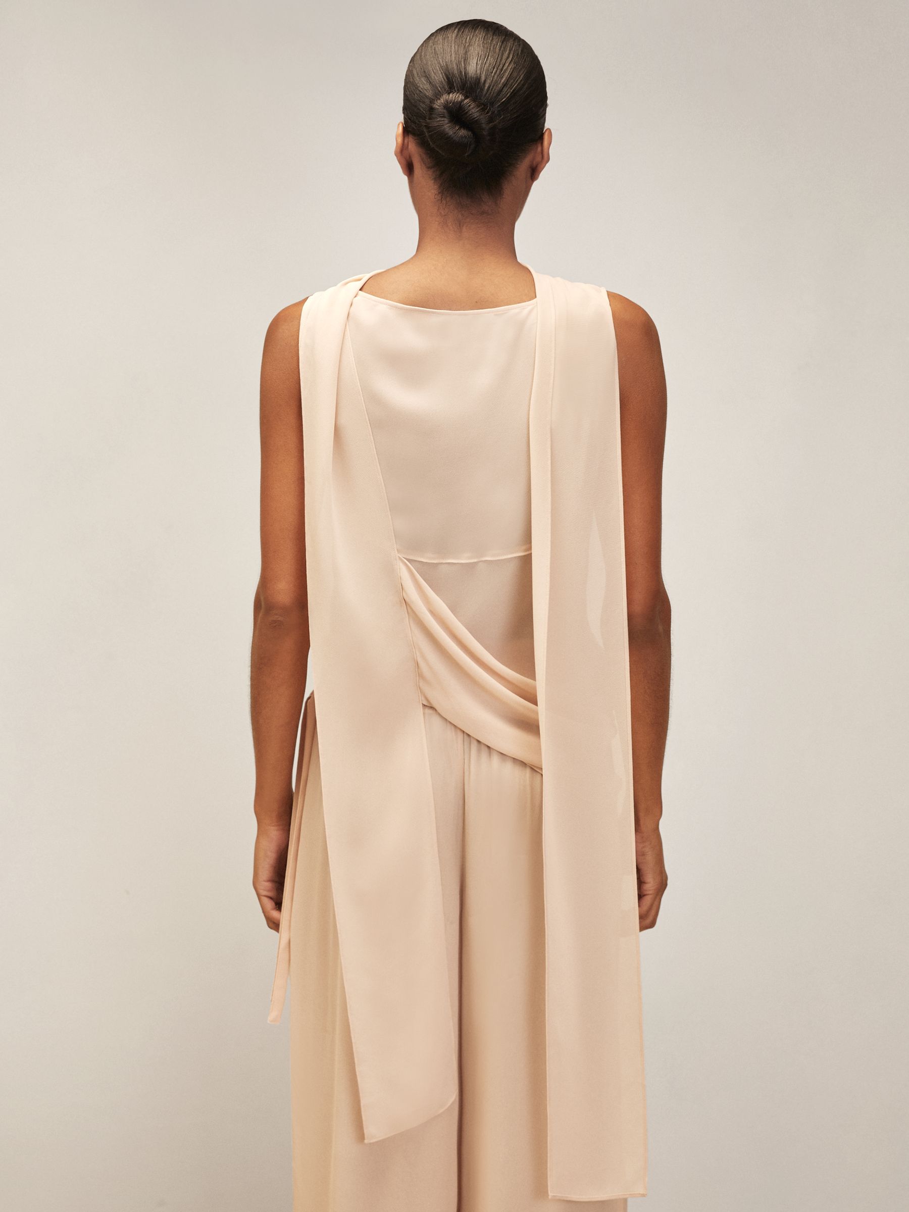 Reiss | Royal Ballet Panel Shell Top in Pale Pink