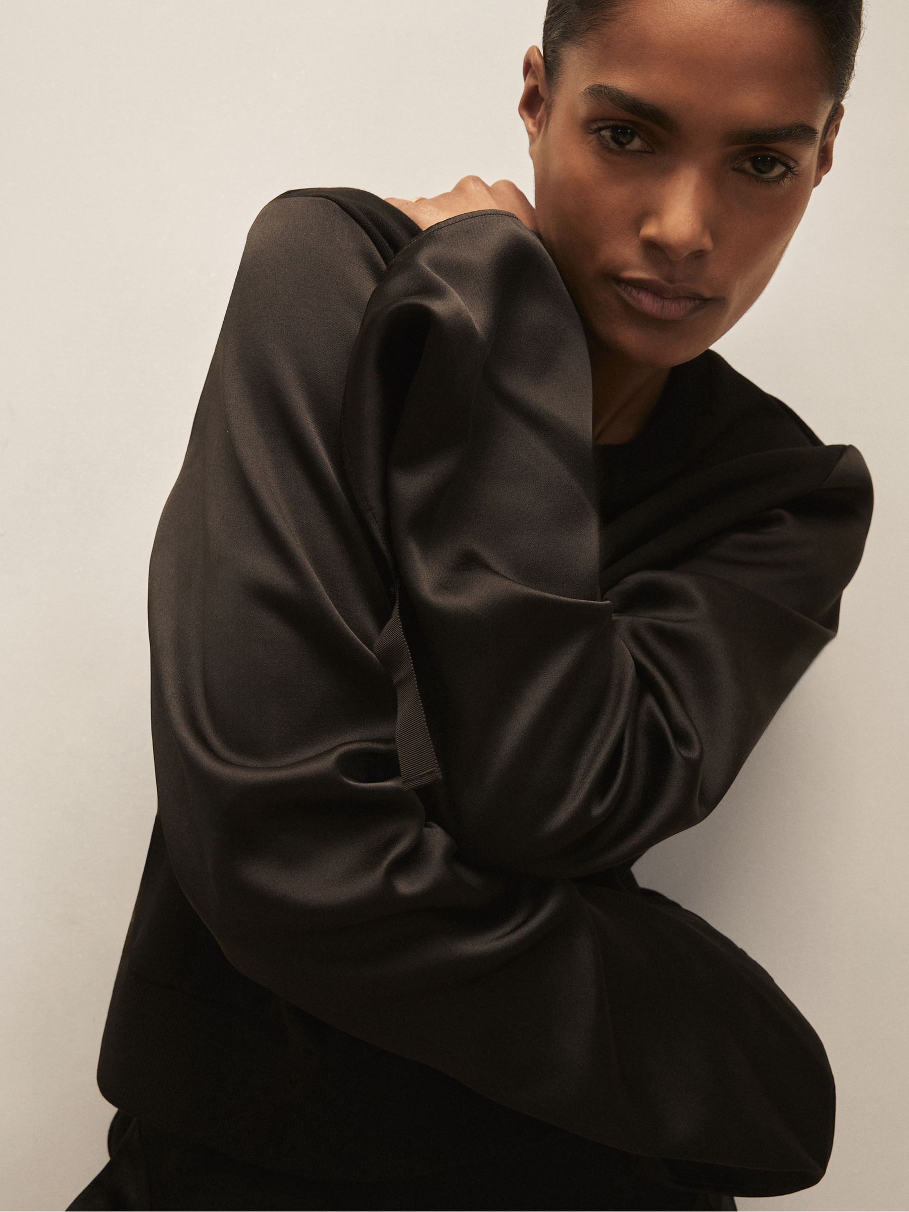 Reiss | Royal Ballet Panel Sweatshirt in Black