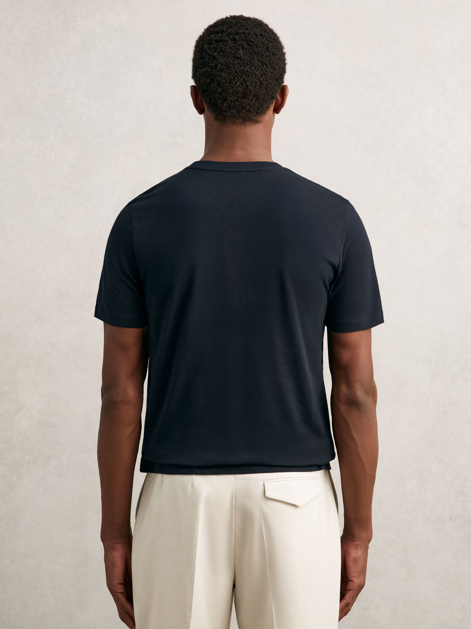 T-Shirts 3 Pack in White/Navy/Dark Sage Green