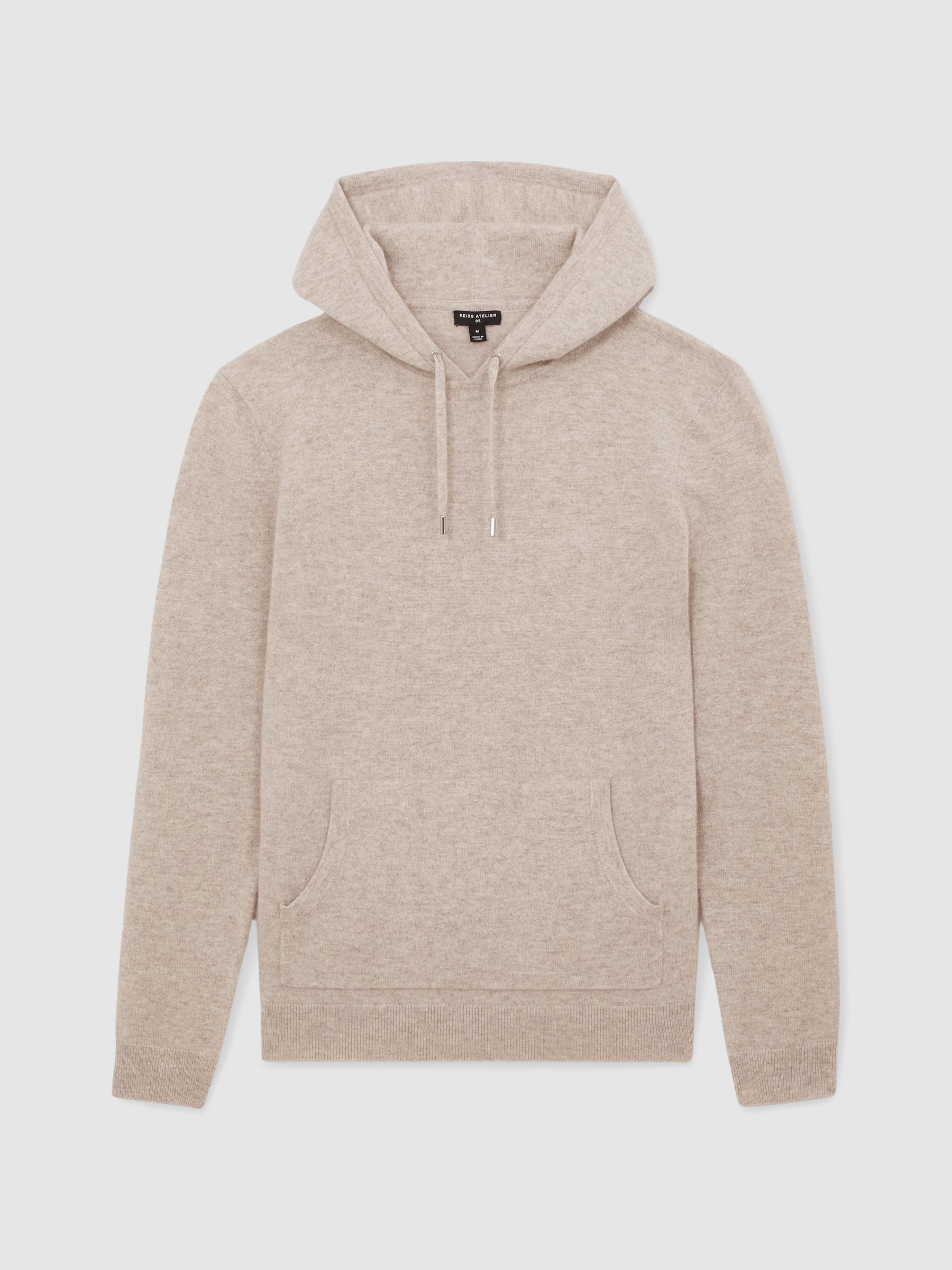 Atelier 100% Cashmere Hoodie in Oatmeal