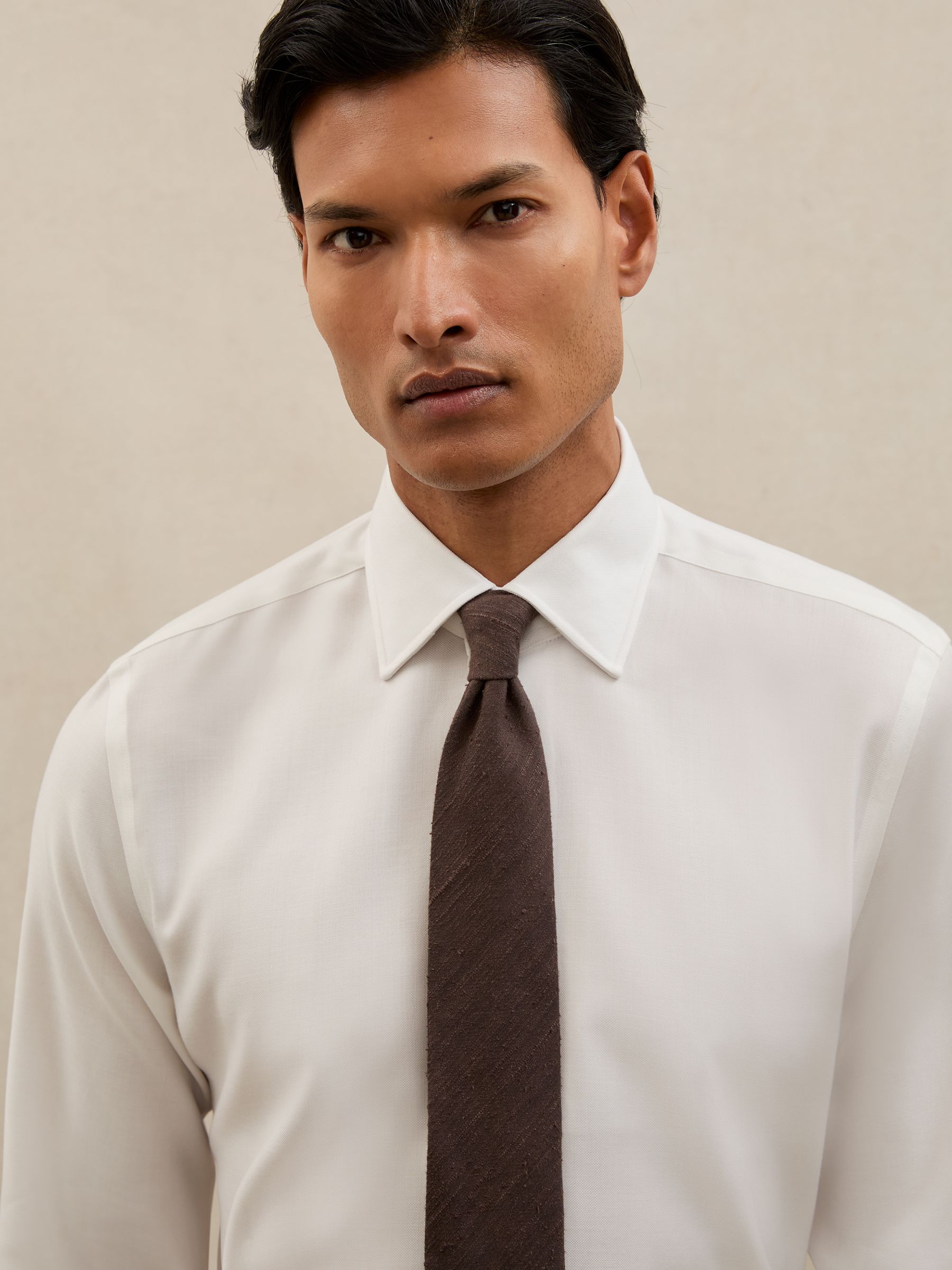 Atelier Wool Regular-Fit Shirt in White