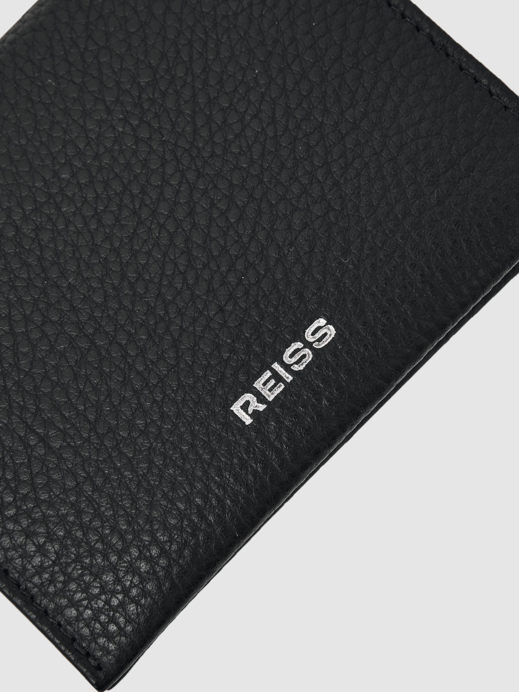 Leather Bi-Fold Cardholder in Black