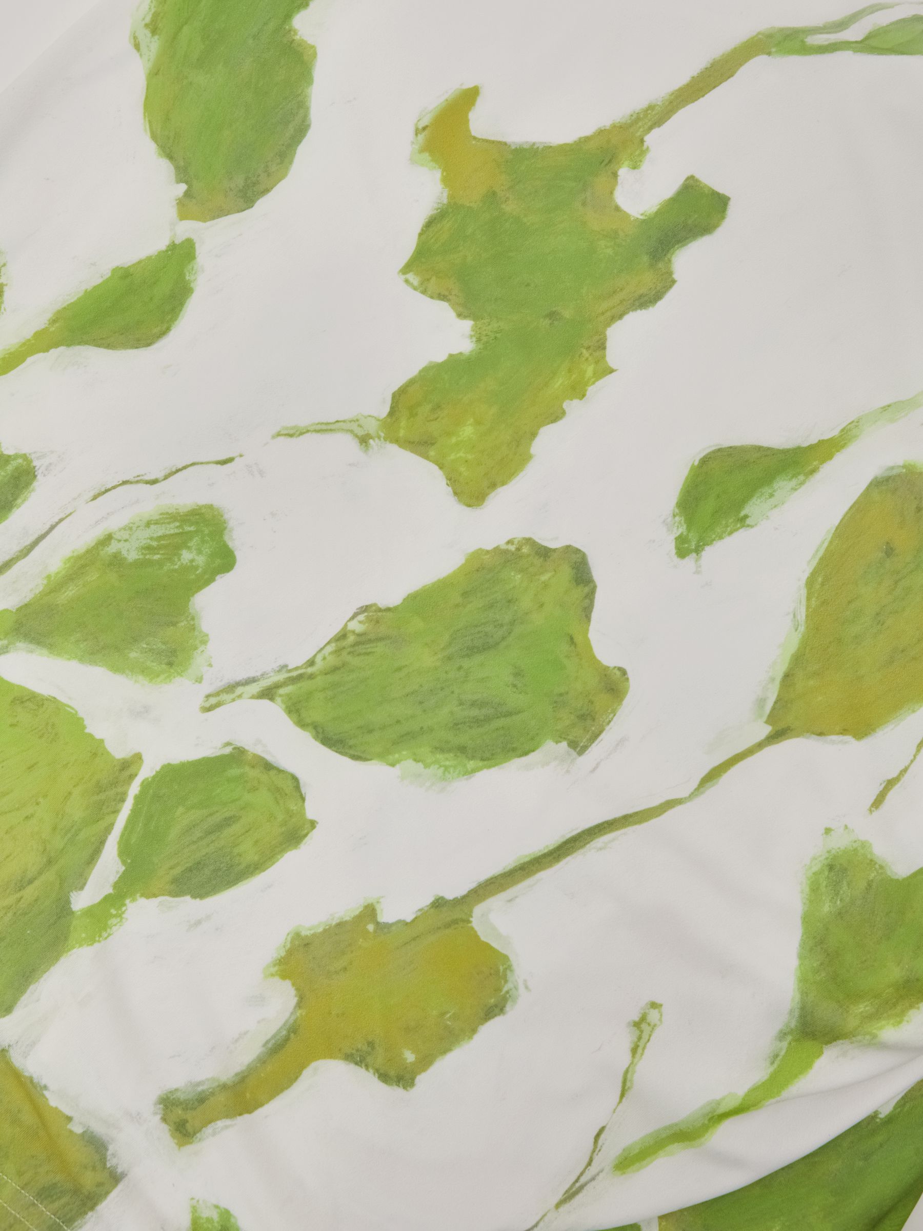 Acler Floral-Print Jersey Midi Dress in Ivory Print