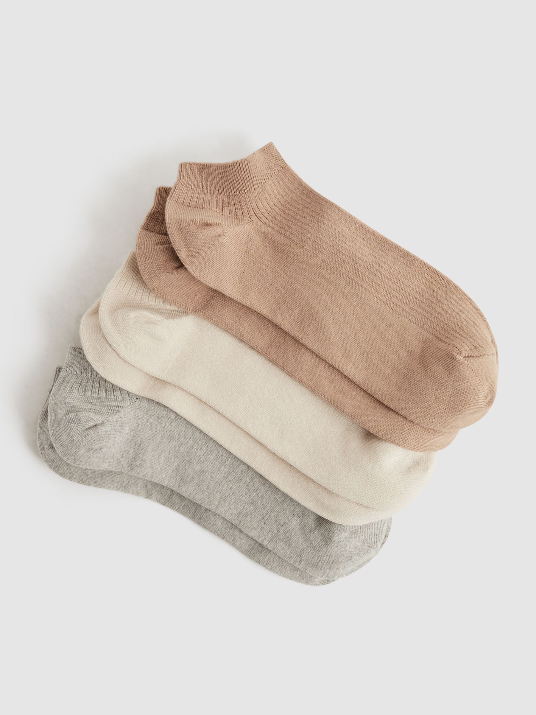 3 Pack of Trainer Socks in Multi