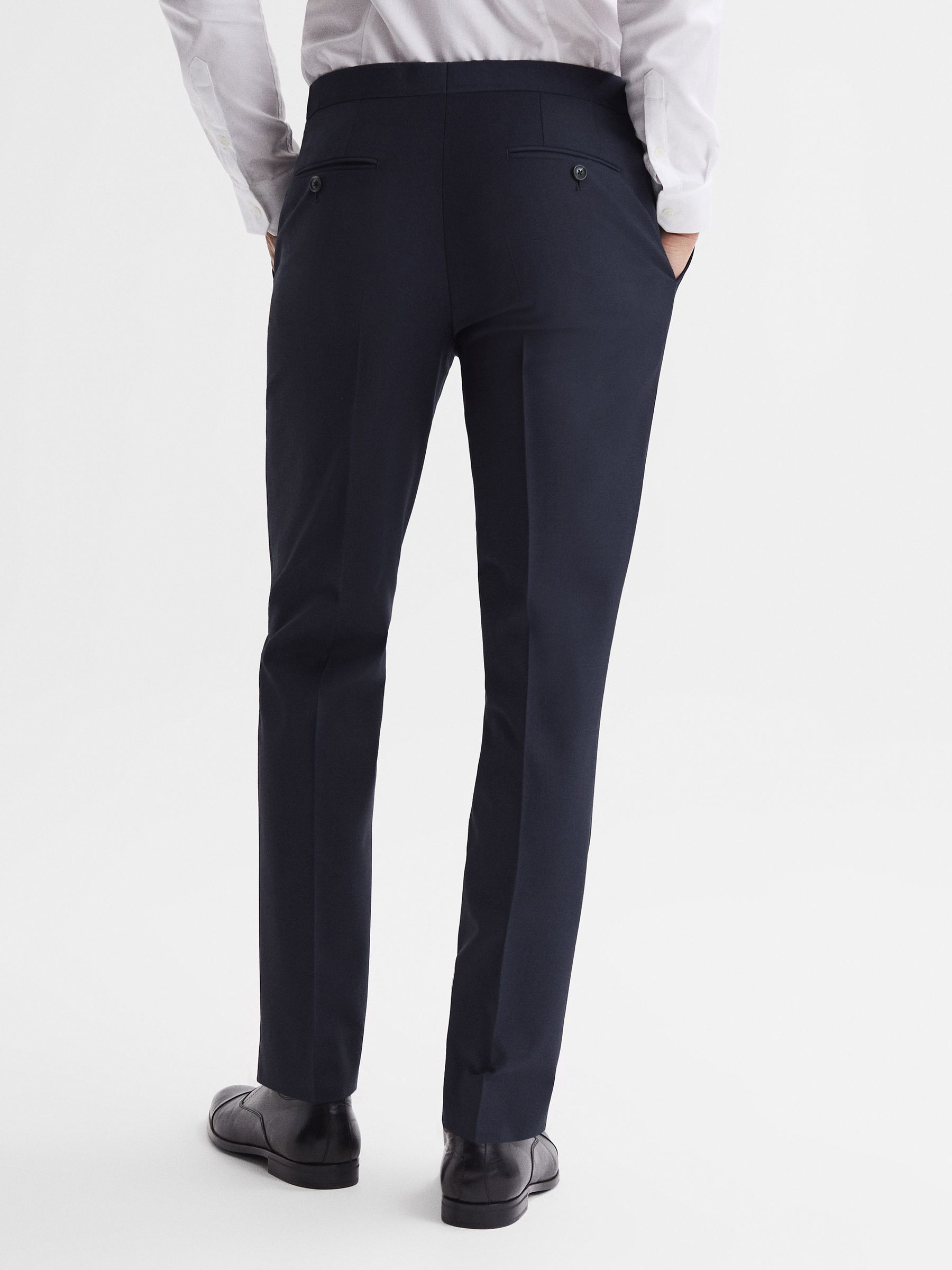 Modern Fit Travel Trousers in Navy