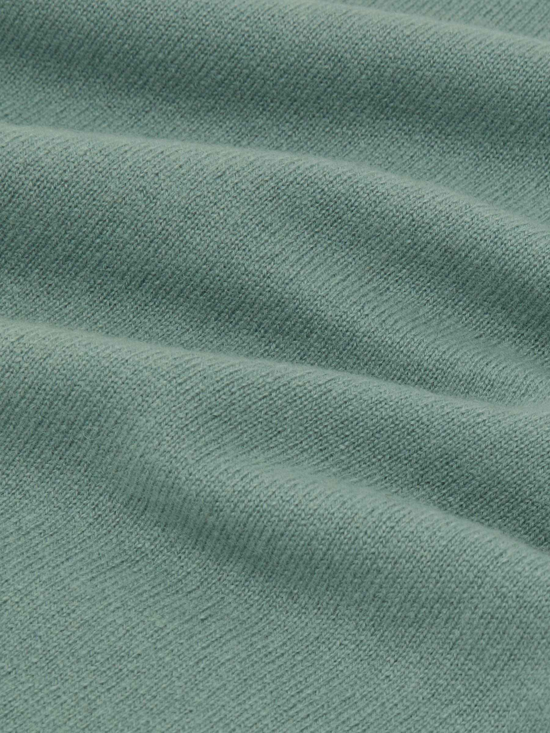 Atelier 100% Cashmere Crew-Neck Jumper in Teal Green