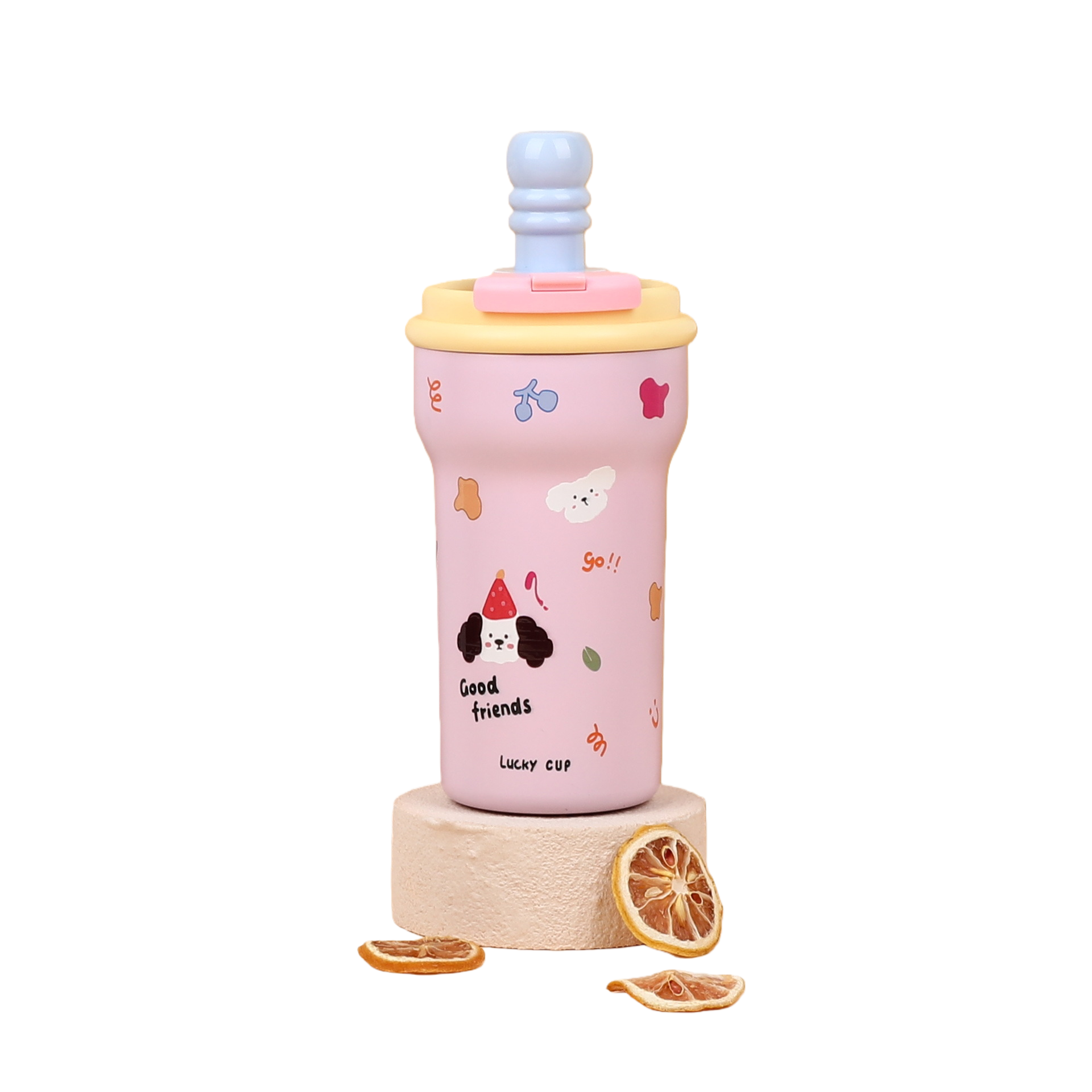 Cartoon Pet Insulated Water Bottle