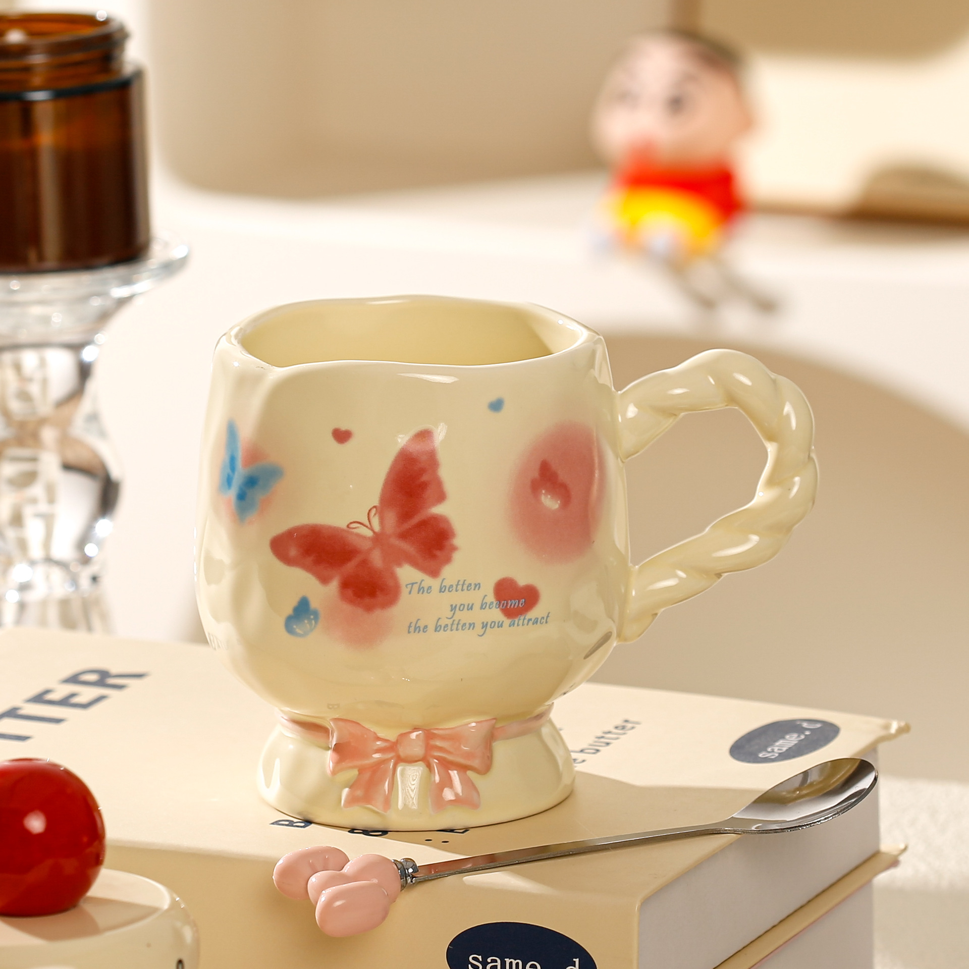 Butterfly Ceramic Mug