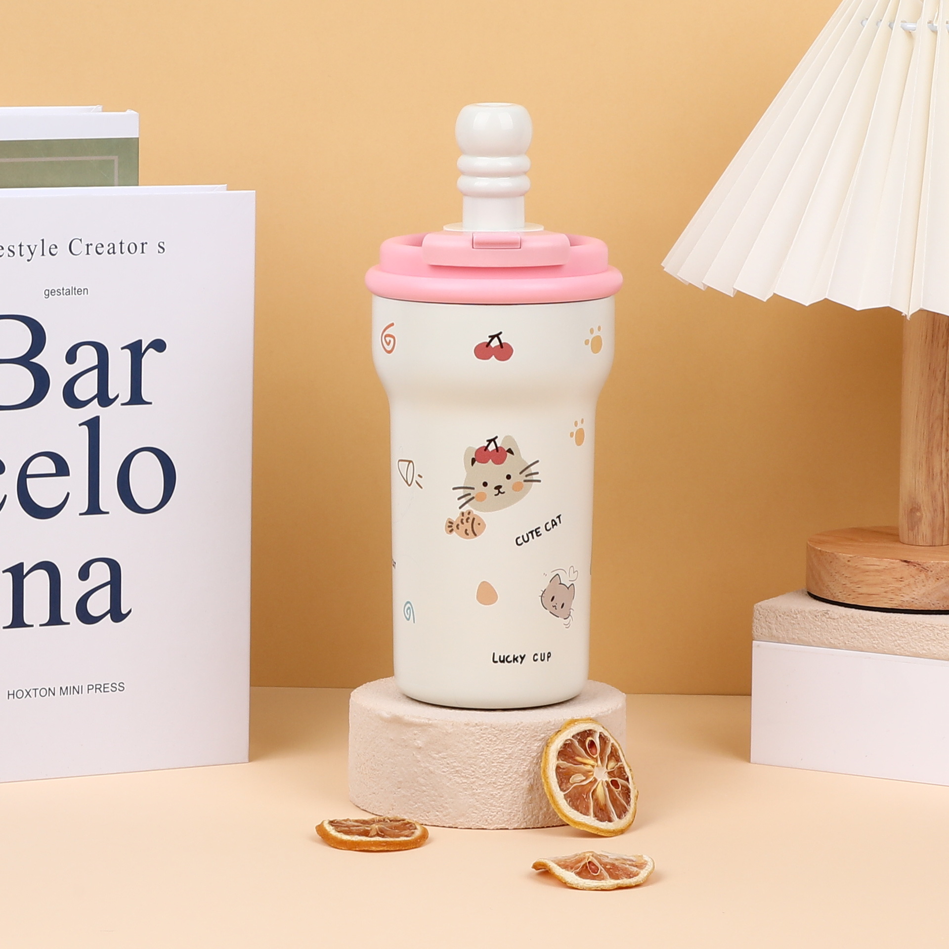 Cartoon Pet Insulated Water Bottle