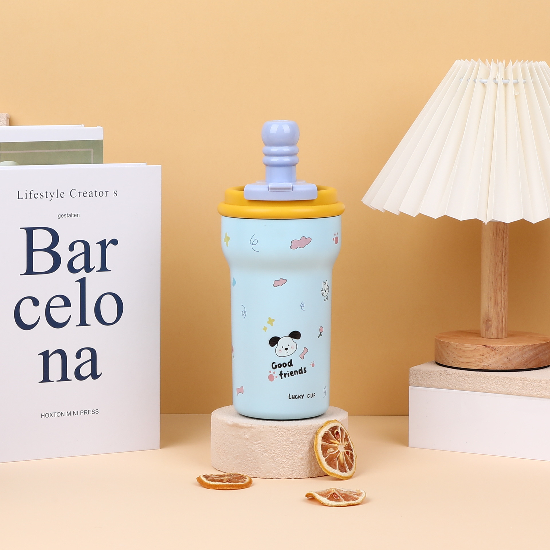 Cartoon Pet Insulated Water Bottle