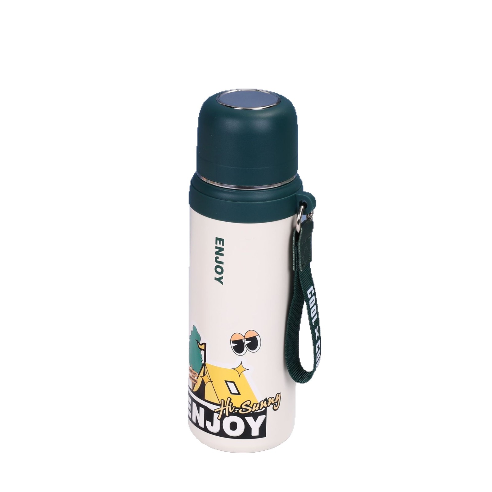 Camping-themed Insulated Water Bottle