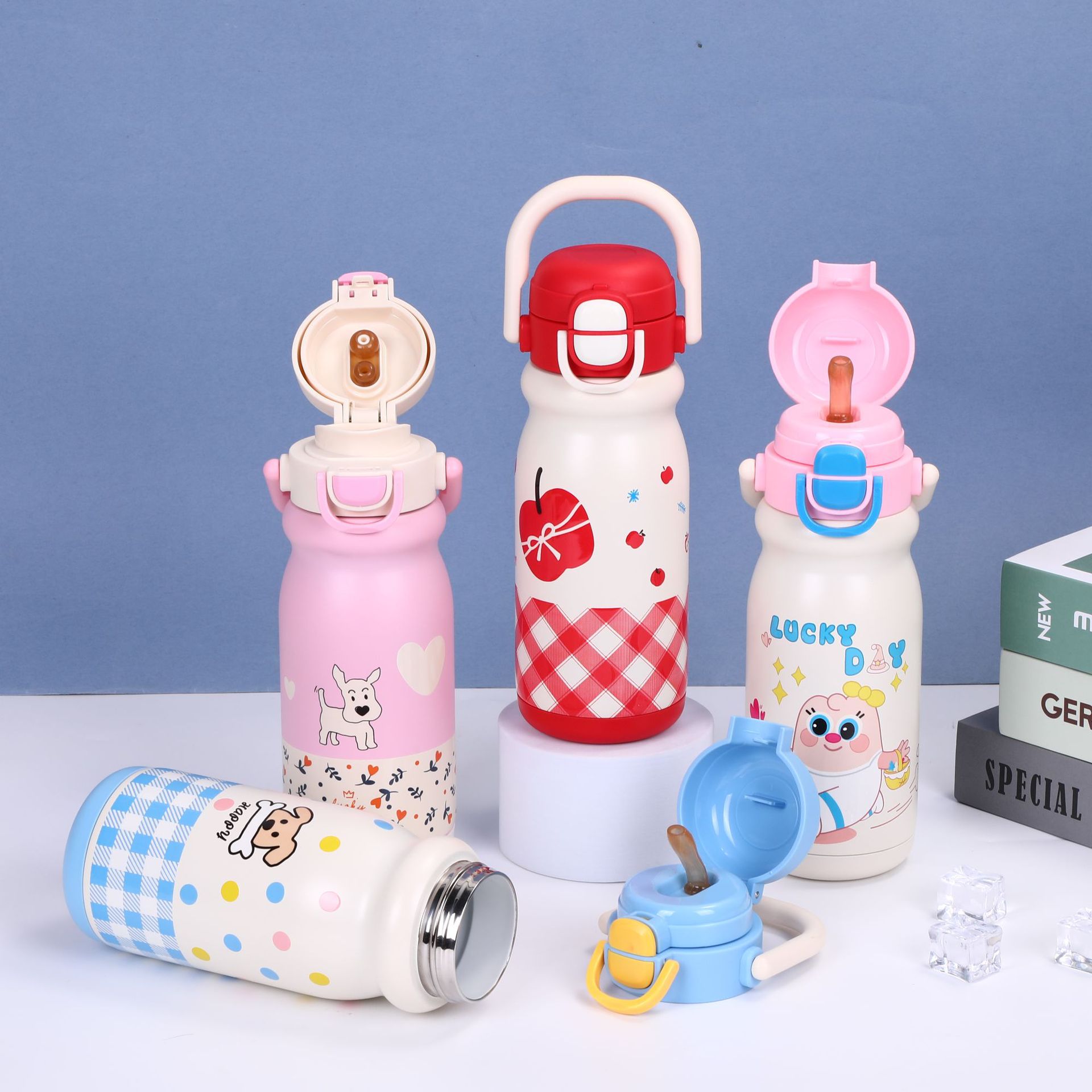 Cartoon Kids Insulated Water Bottle