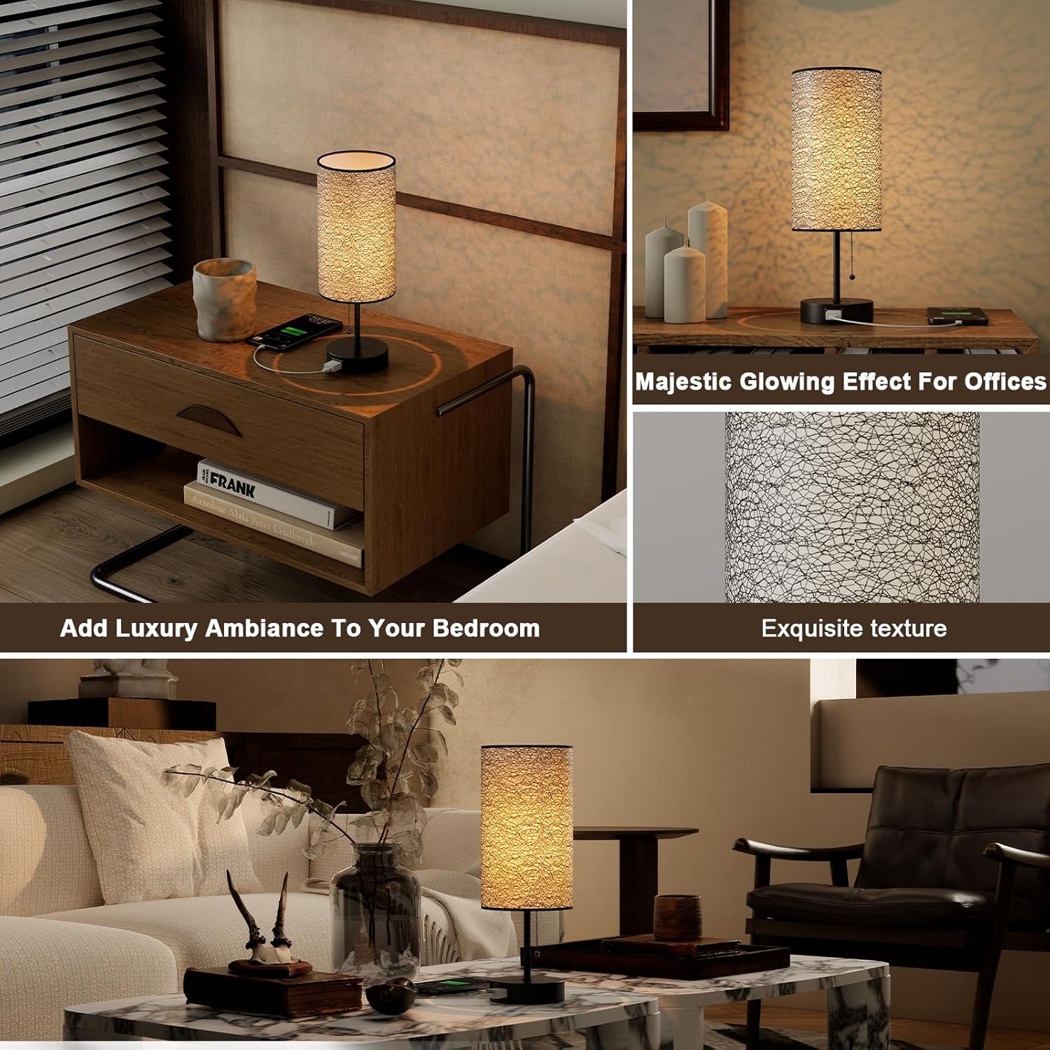 Table Lamp for Bedroom(OnlyAC)